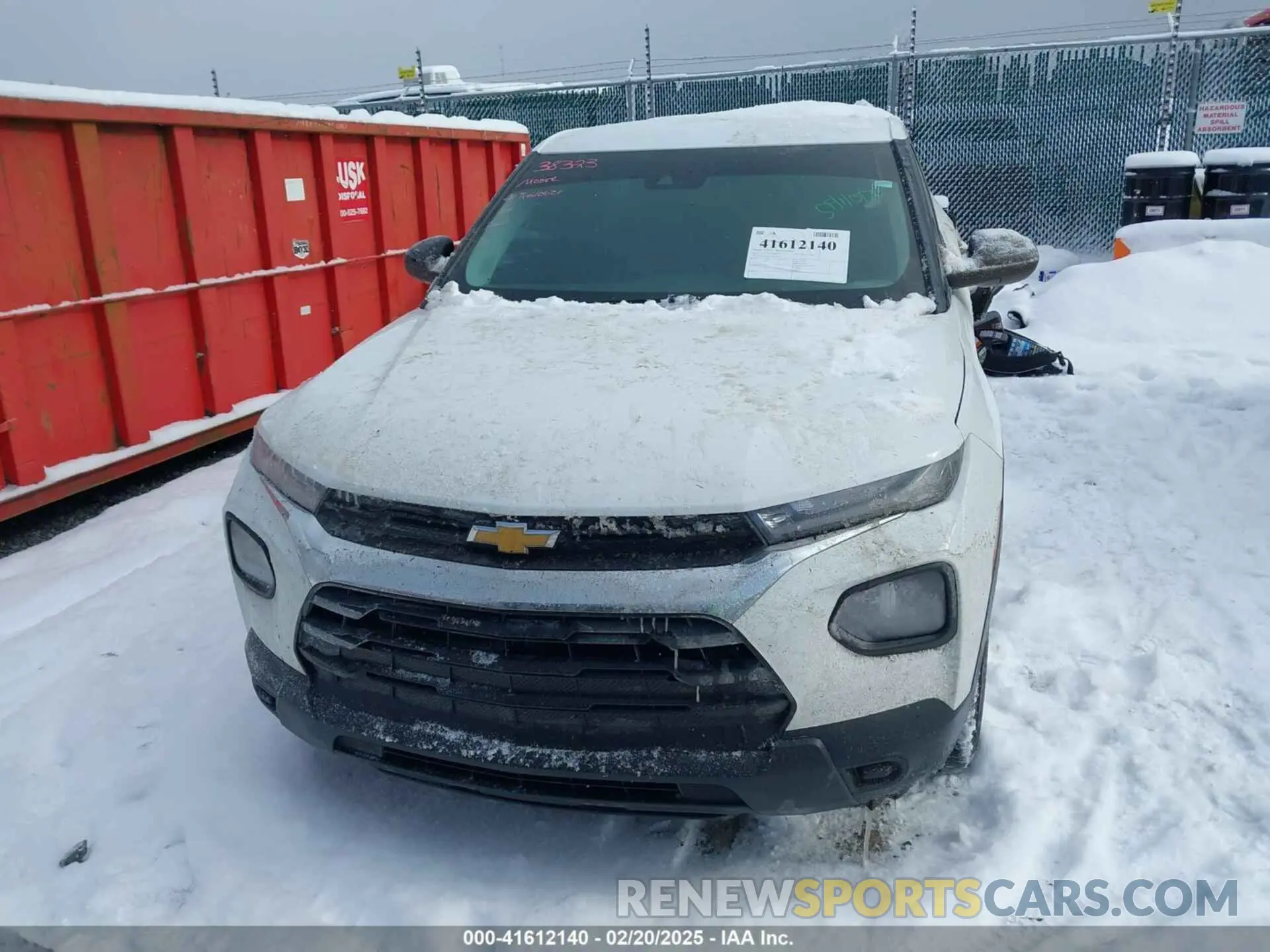 12 Photograph of a damaged car KL79MMS21MB173695 CHEVROLET TRAILBLAZER 2021