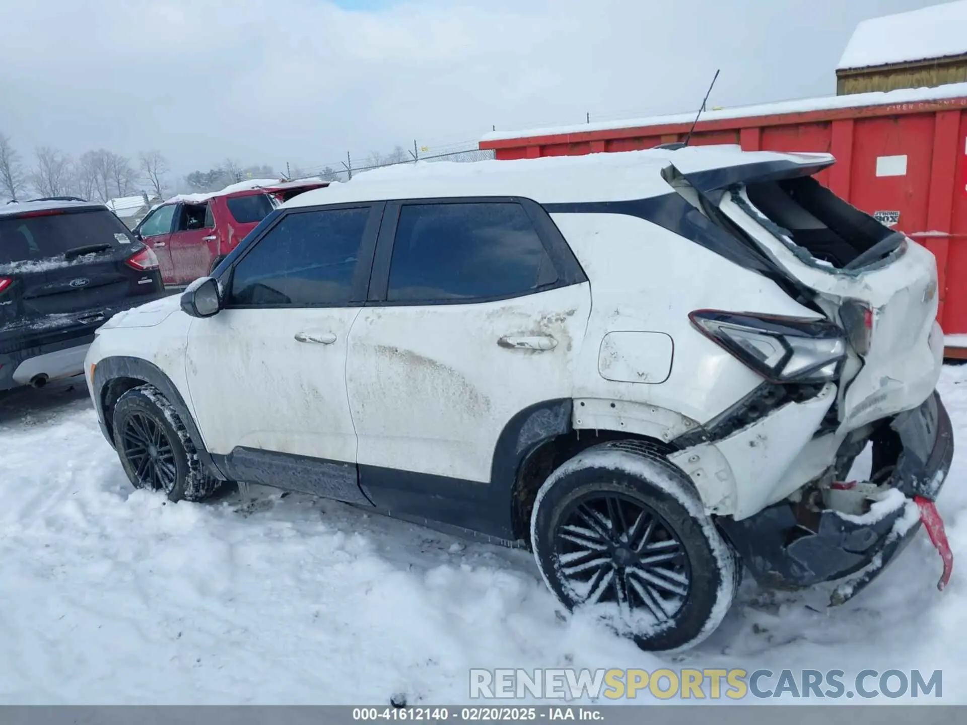 14 Photograph of a damaged car KL79MMS21MB173695 CHEVROLET TRAILBLAZER 2021
