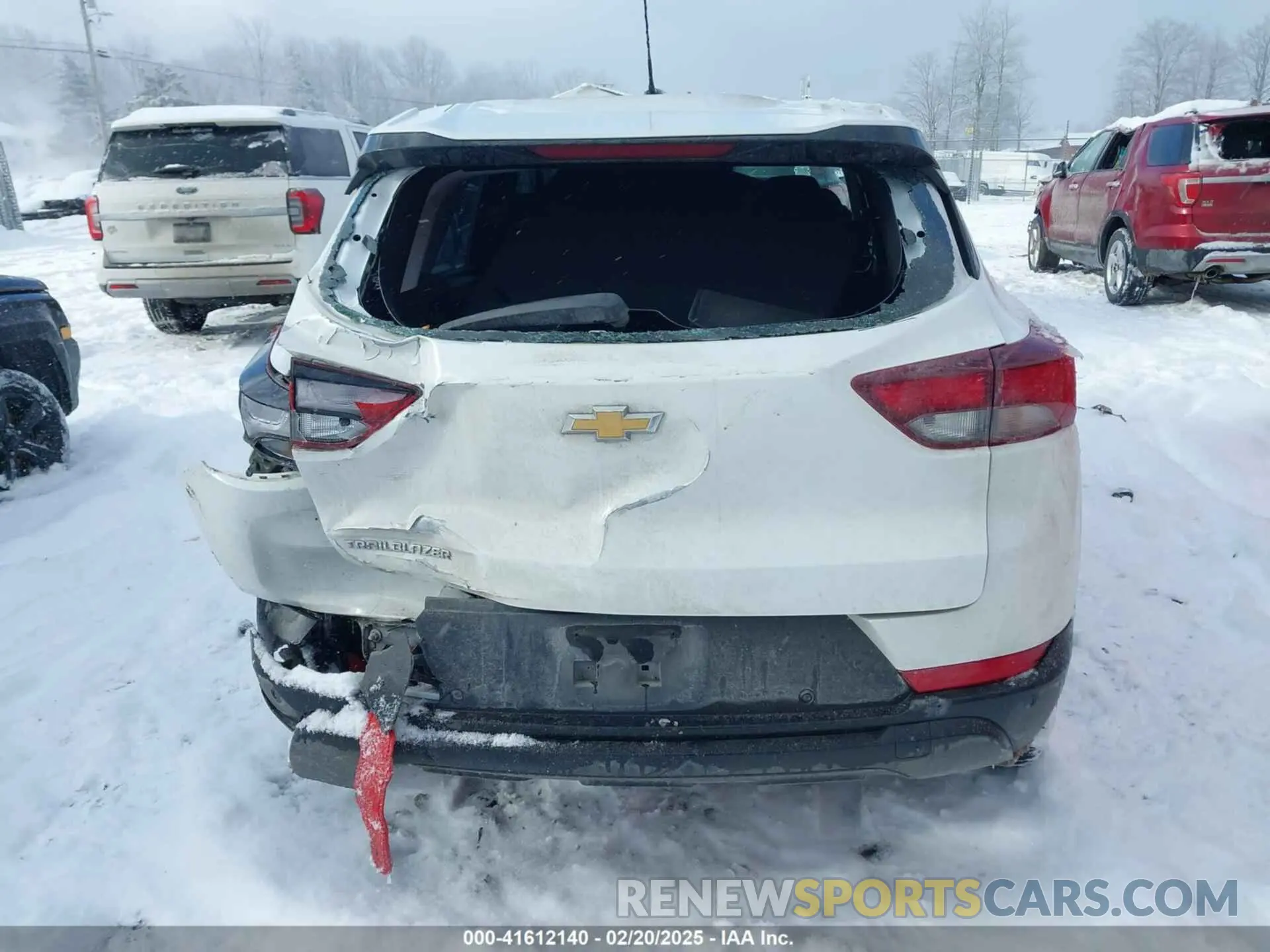 16 Photograph of a damaged car KL79MMS21MB173695 CHEVROLET TRAILBLAZER 2021