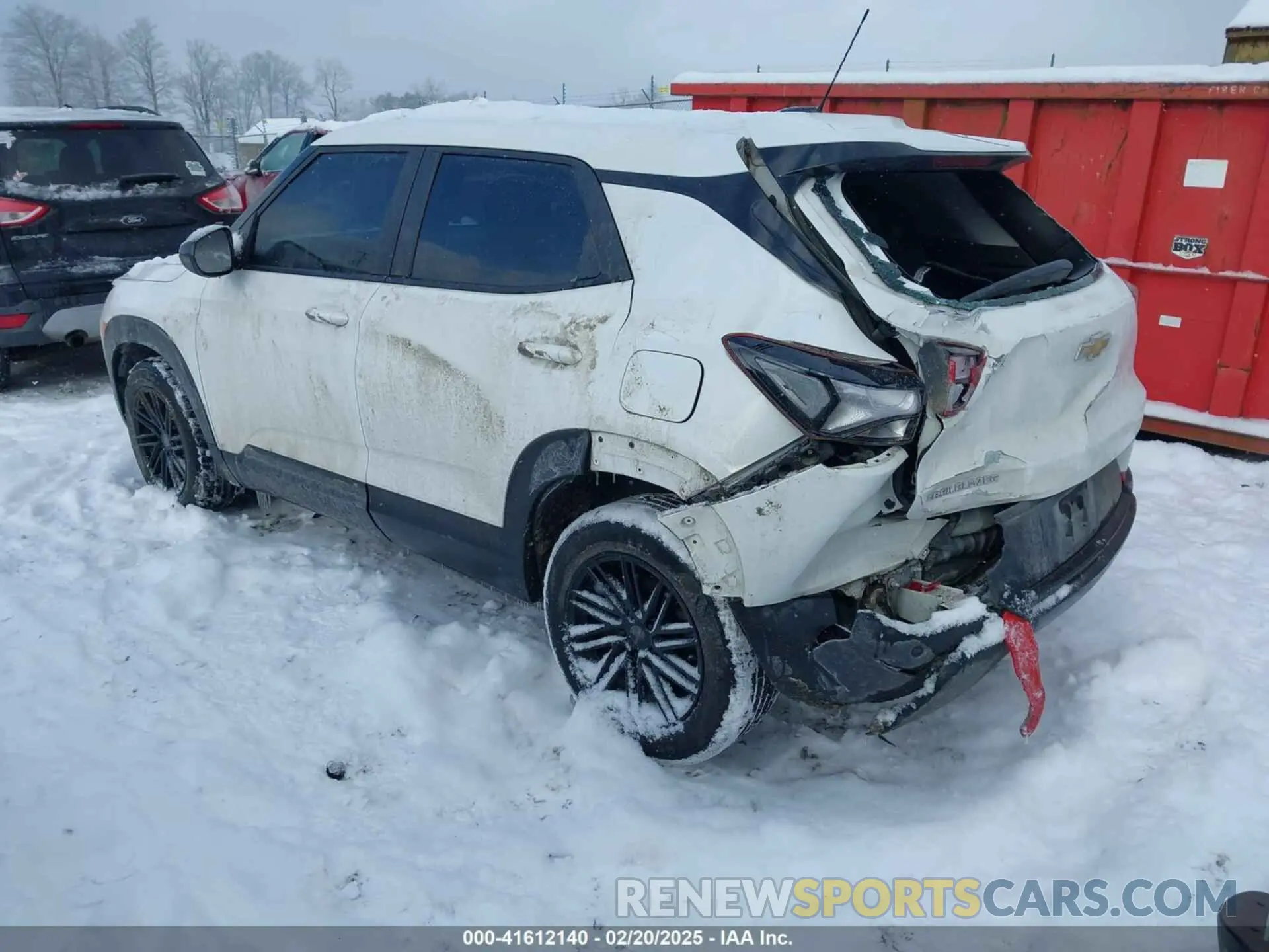 3 Photograph of a damaged car KL79MMS21MB173695 CHEVROLET TRAILBLAZER 2021
