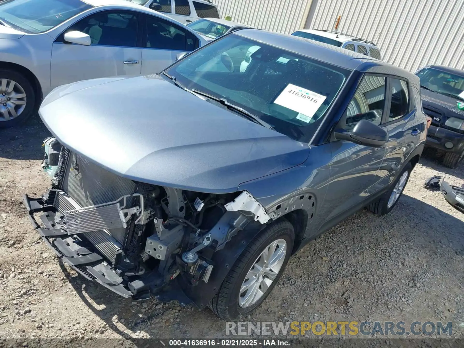 2 Photograph of a damaged car KL79MMS24MB014749 CHEVROLET TRAILBLAZER 2021