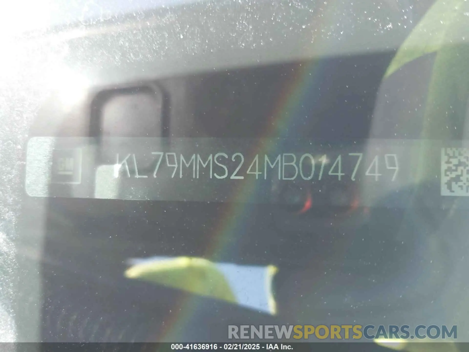 9 Photograph of a damaged car KL79MMS24MB014749 CHEVROLET TRAILBLAZER 2021