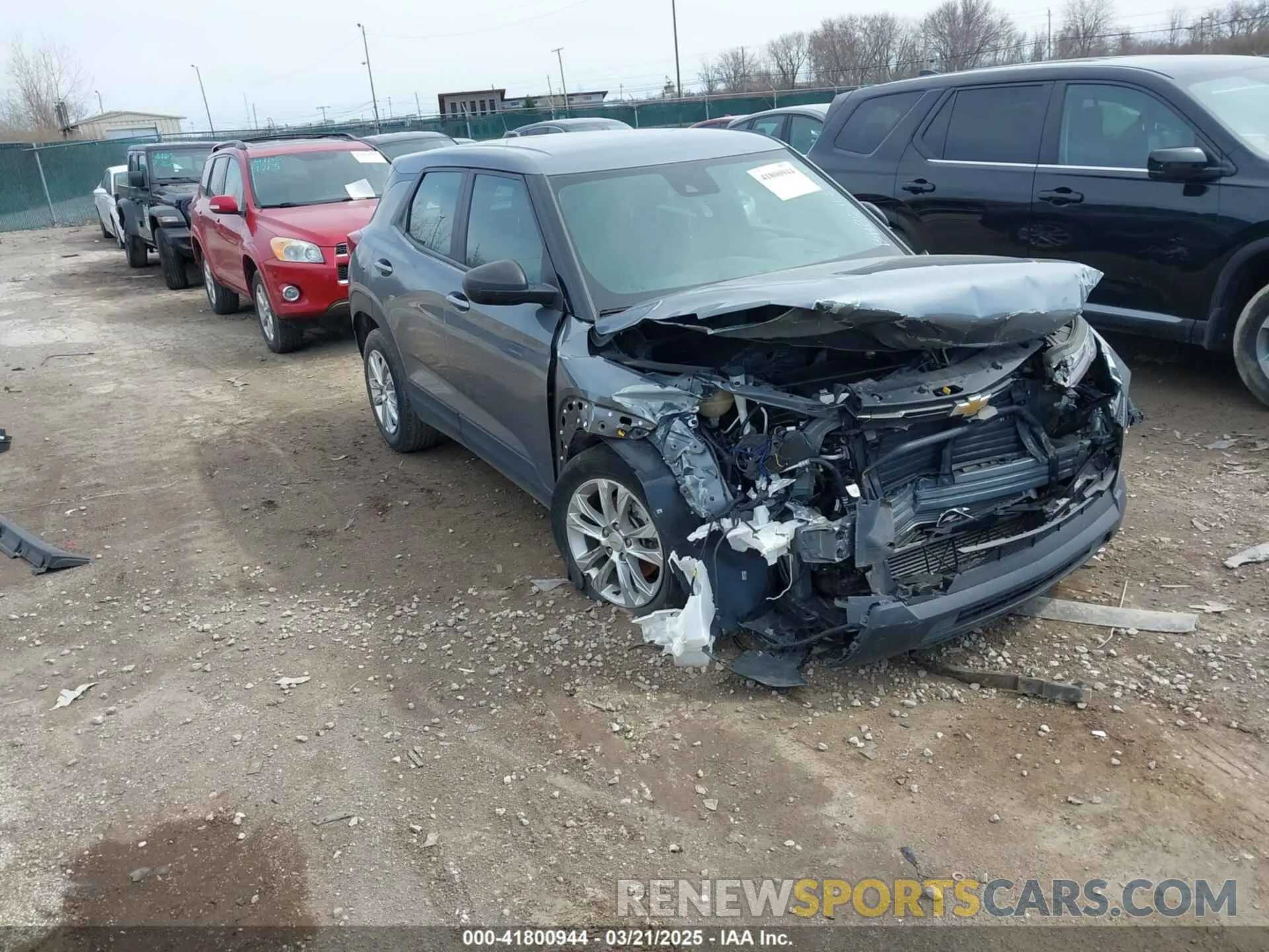 1 Photograph of a damaged car KL79MMS24MB130002 CHEVROLET TRAILBLAZER 2021