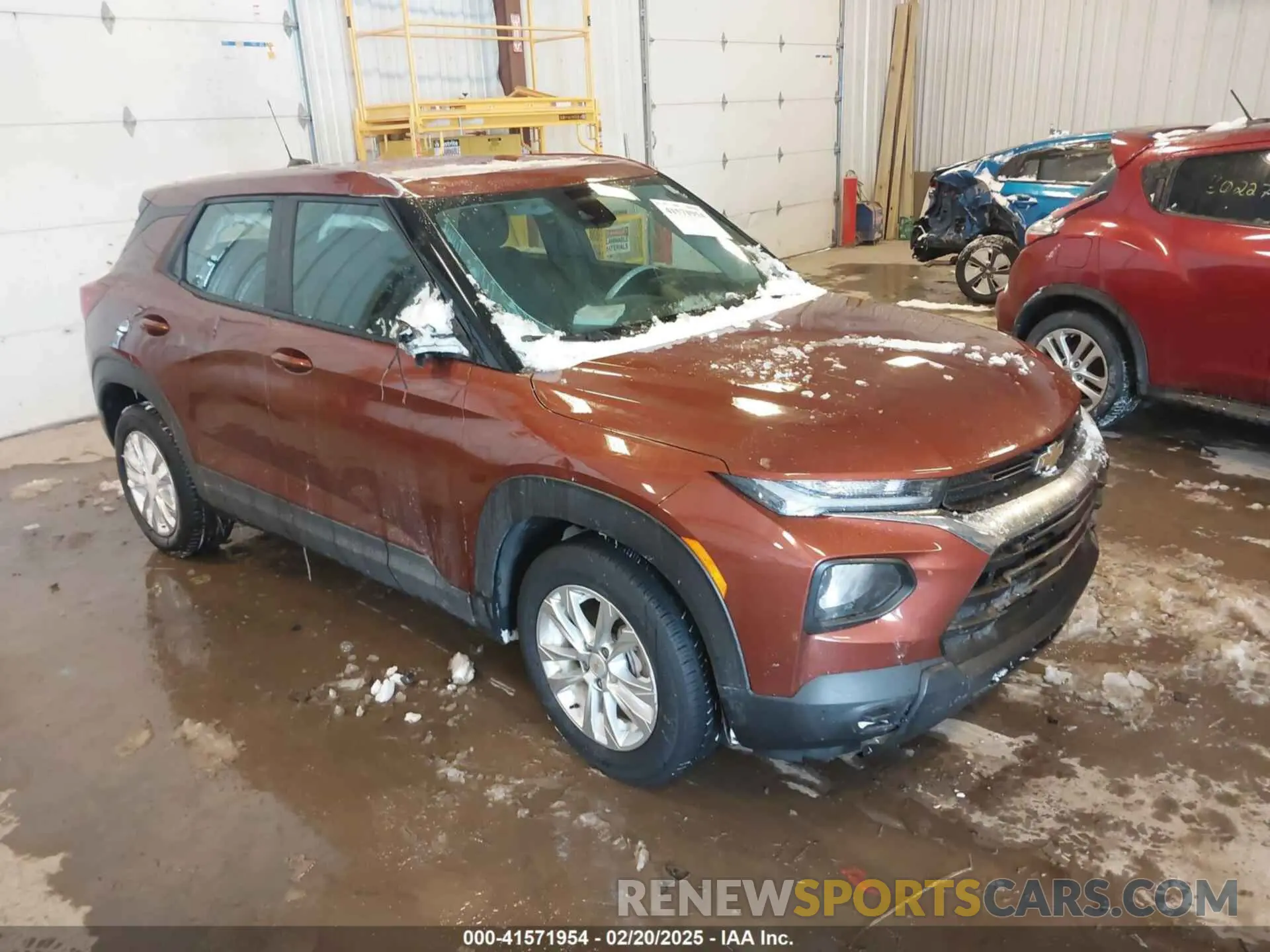 1 Photograph of a damaged car KL79MMS25MB151280 CHEVROLET TRAILBLAZER 2021