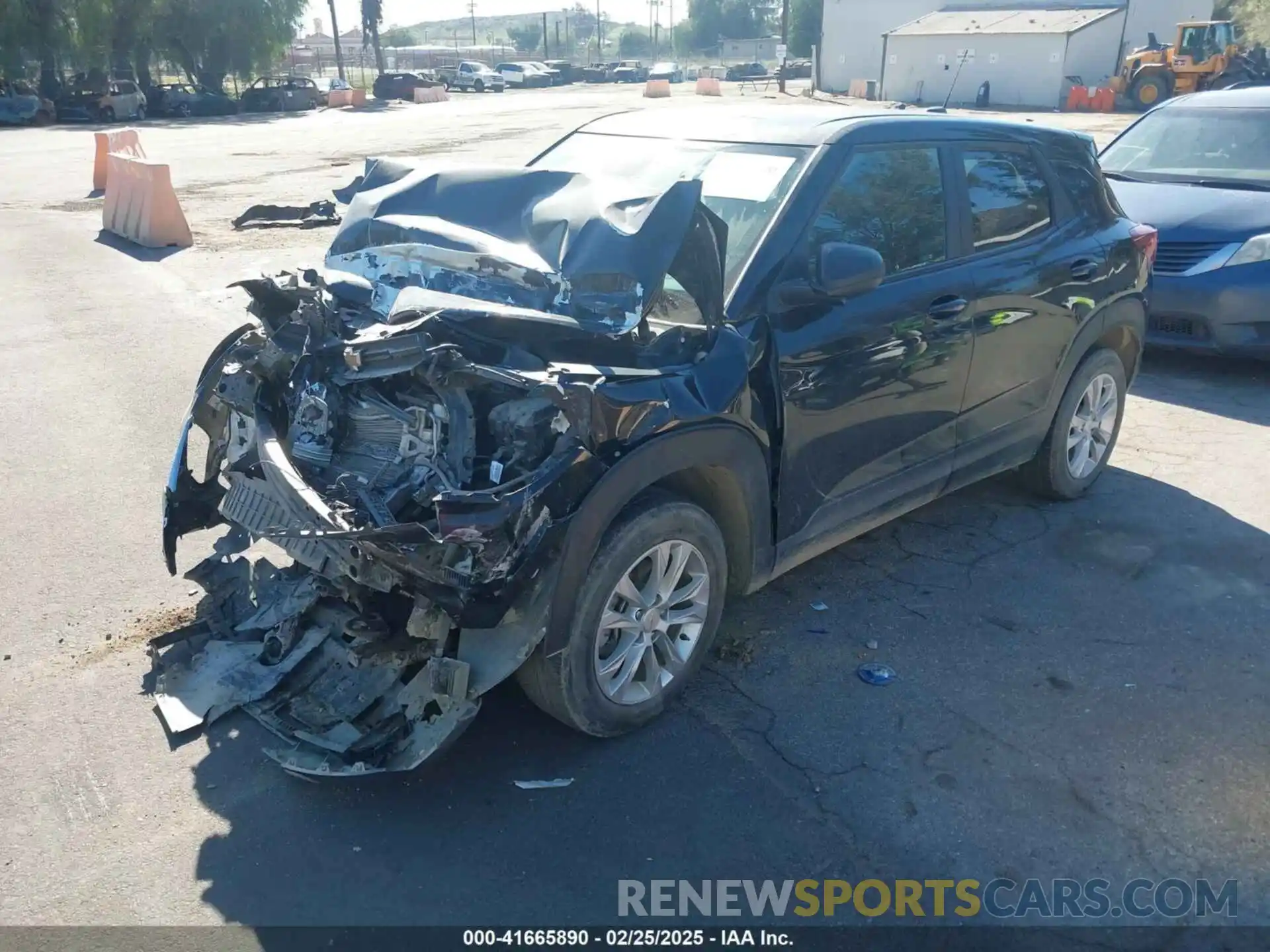 2 Photograph of a damaged car KL79MMS26MB099318 CHEVROLET TRAILBLAZER 2021