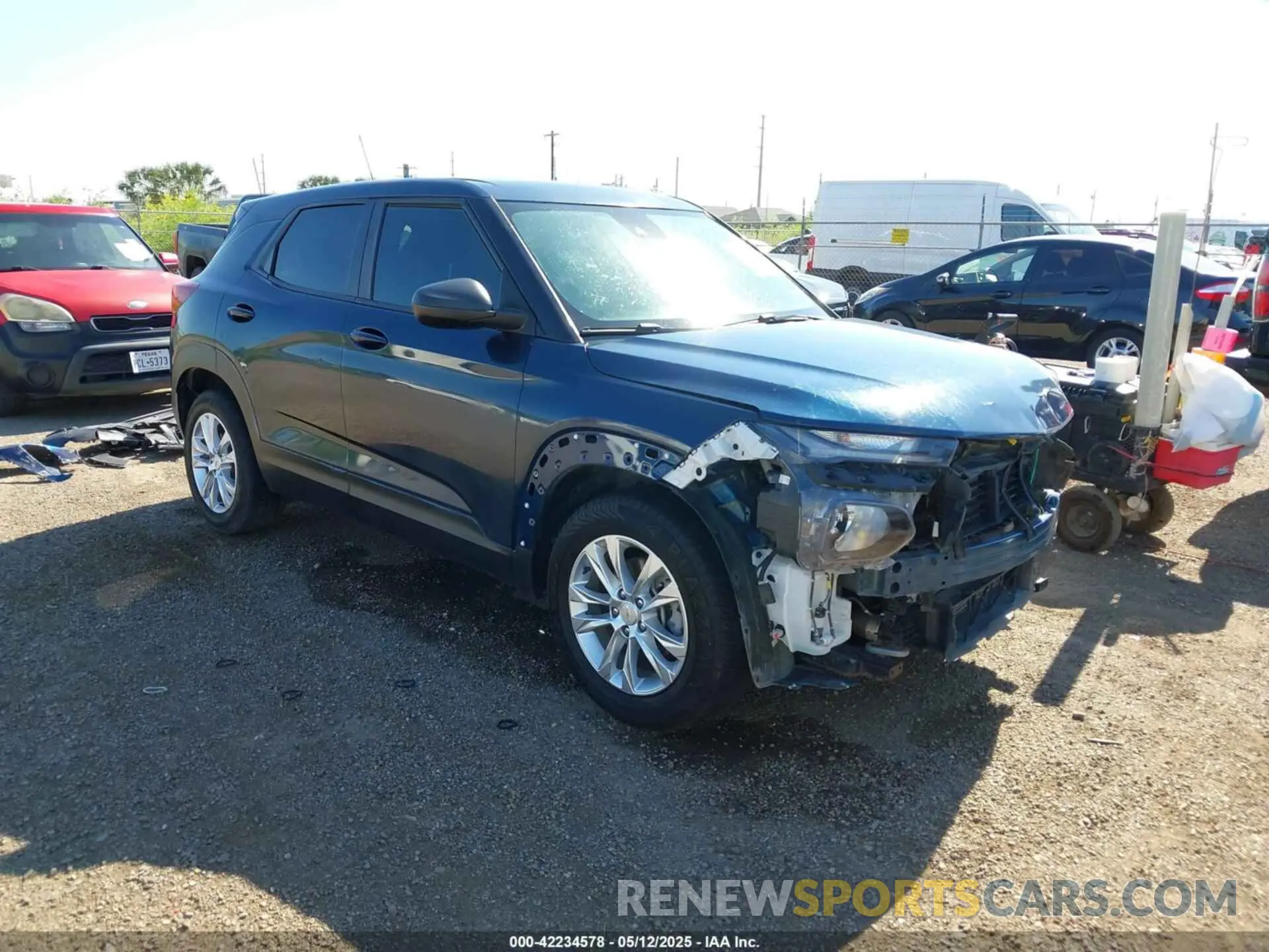 1 Photograph of a damaged car KL79MMS26MB132852 CHEVROLET TRAILBLAZER 2021