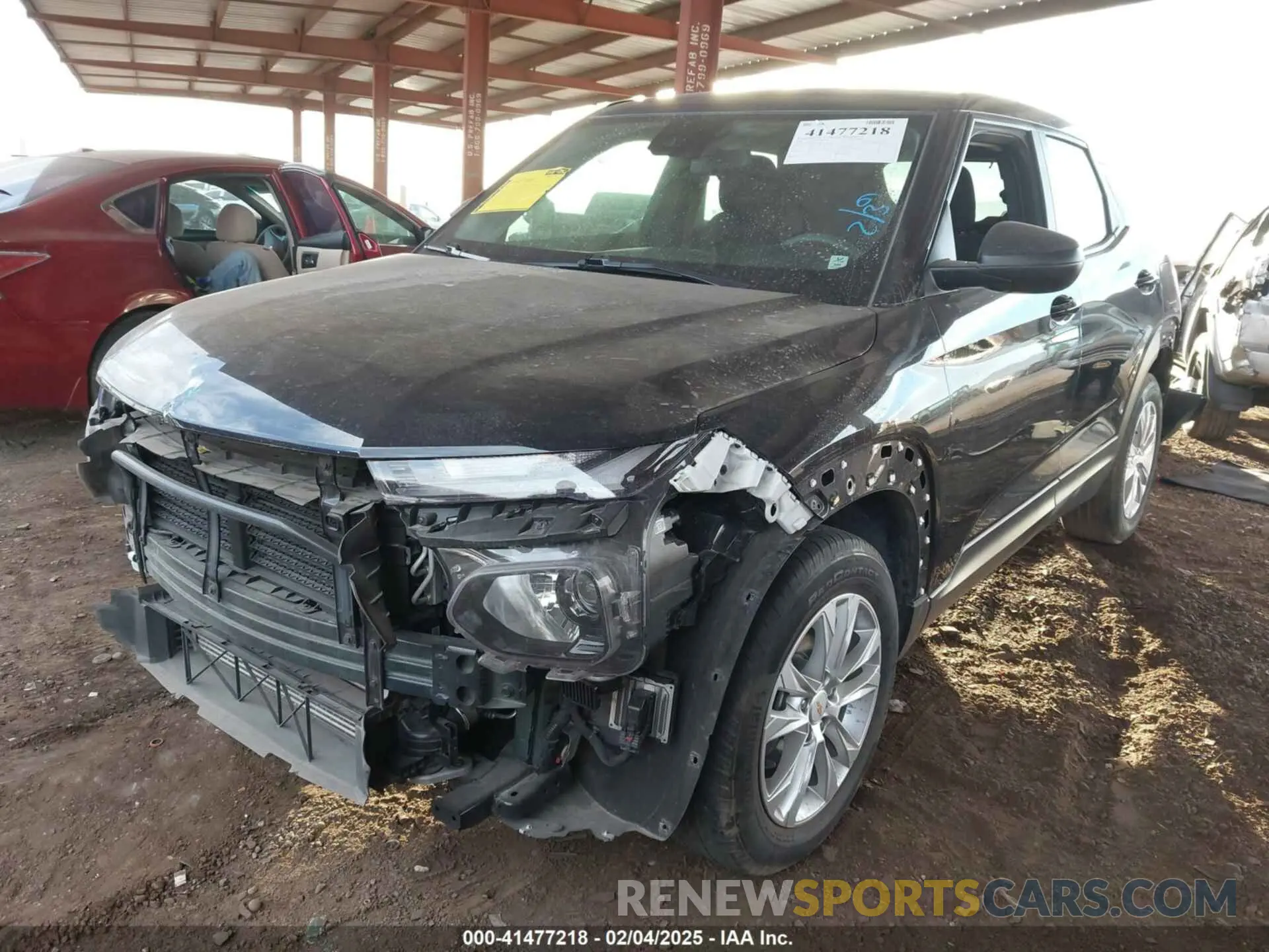 2 Photograph of a damaged car KL79MMS26MB150929 CHEVROLET TRAILBLAZER 2021