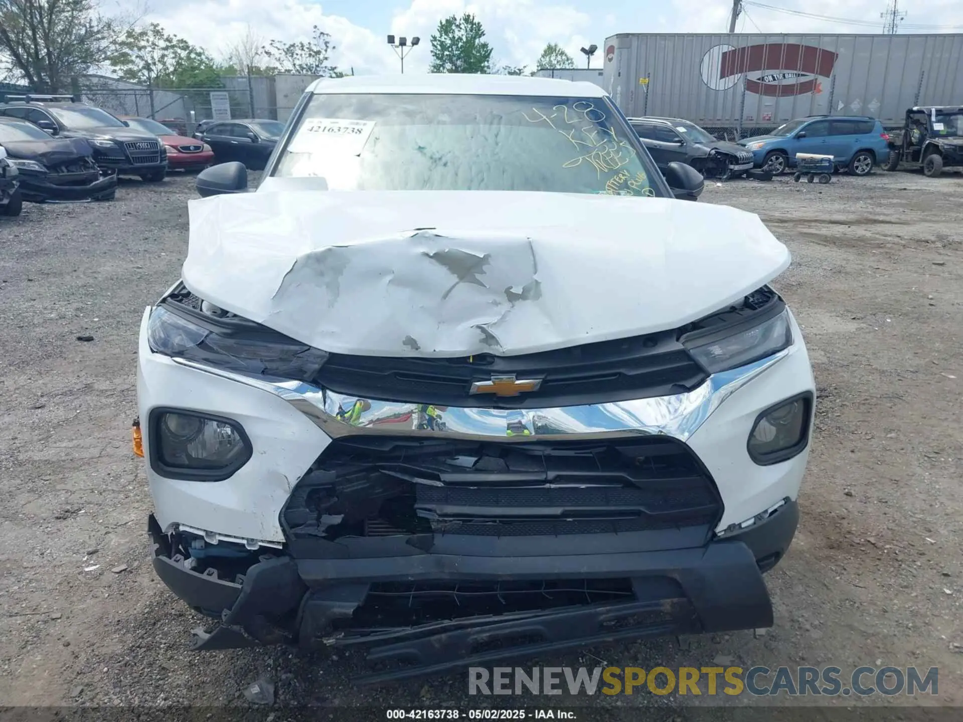 6 Photograph of a damaged car KL79MNSL1MB138377 CHEVROLET TRAILBLAZER 2021