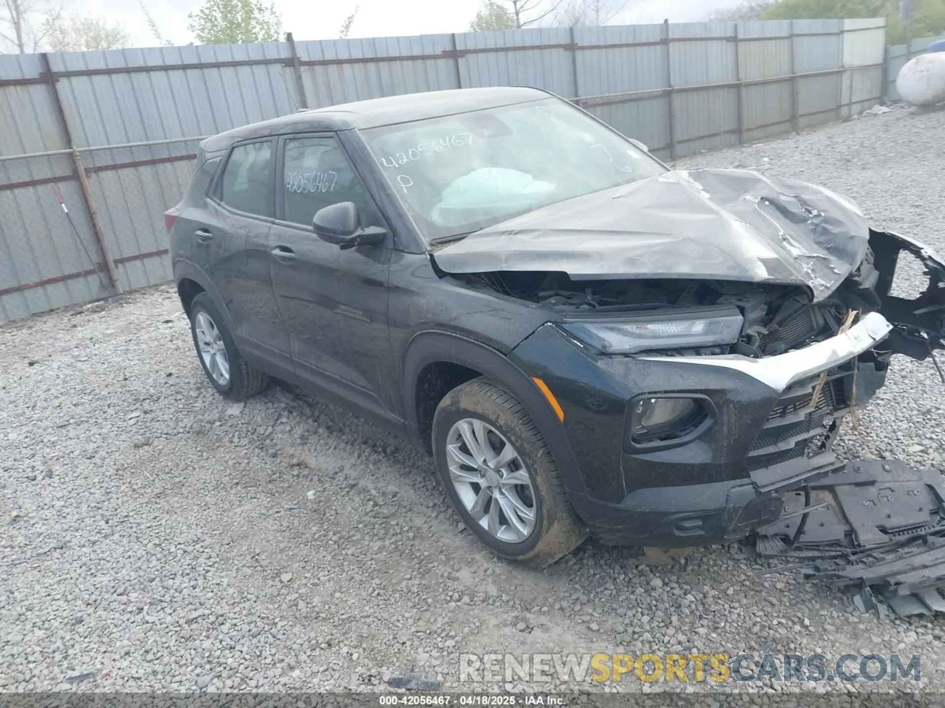 1 Photograph of a damaged car KL79MNSL4MB086176 CHEVROLET TRAILBLAZER 2021