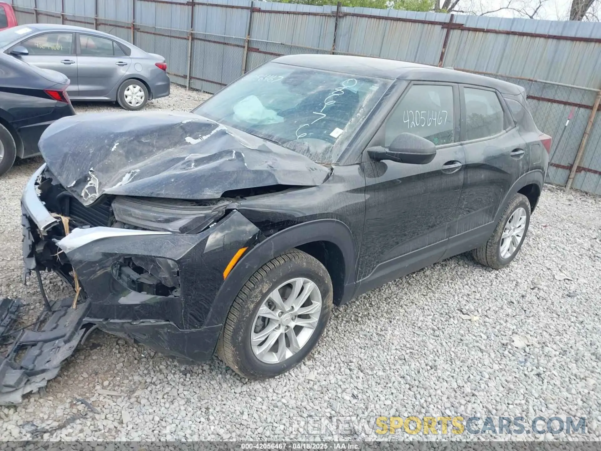 2 Photograph of a damaged car KL79MNSL4MB086176 CHEVROLET TRAILBLAZER 2021