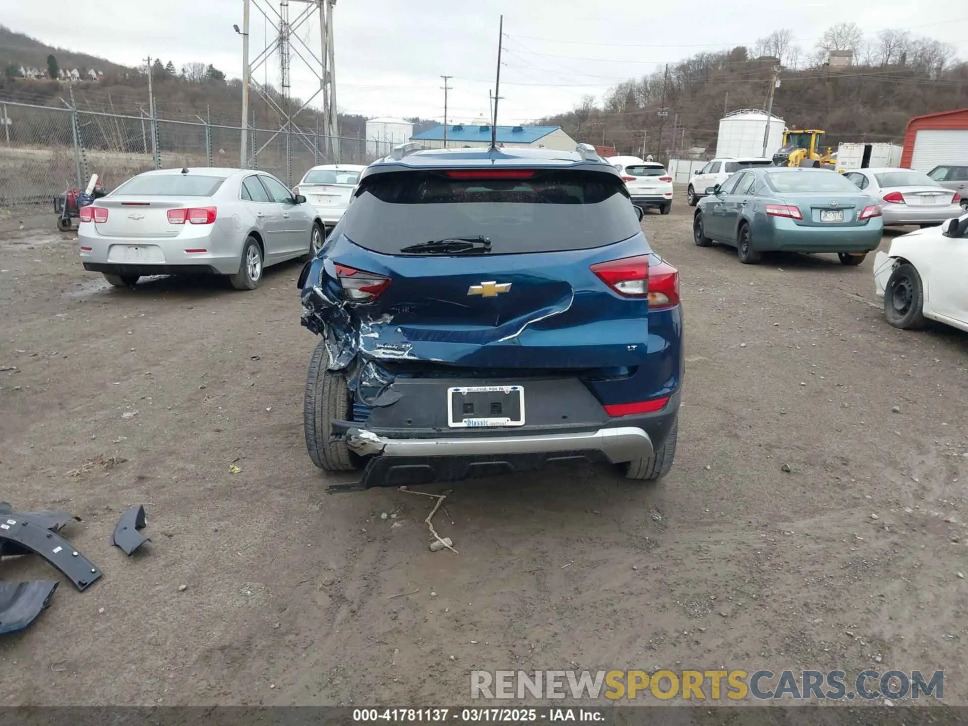 17 Photograph of a damaged car KL79MPS20MB123873 CHEVROLET TRAILBLAZER 2021