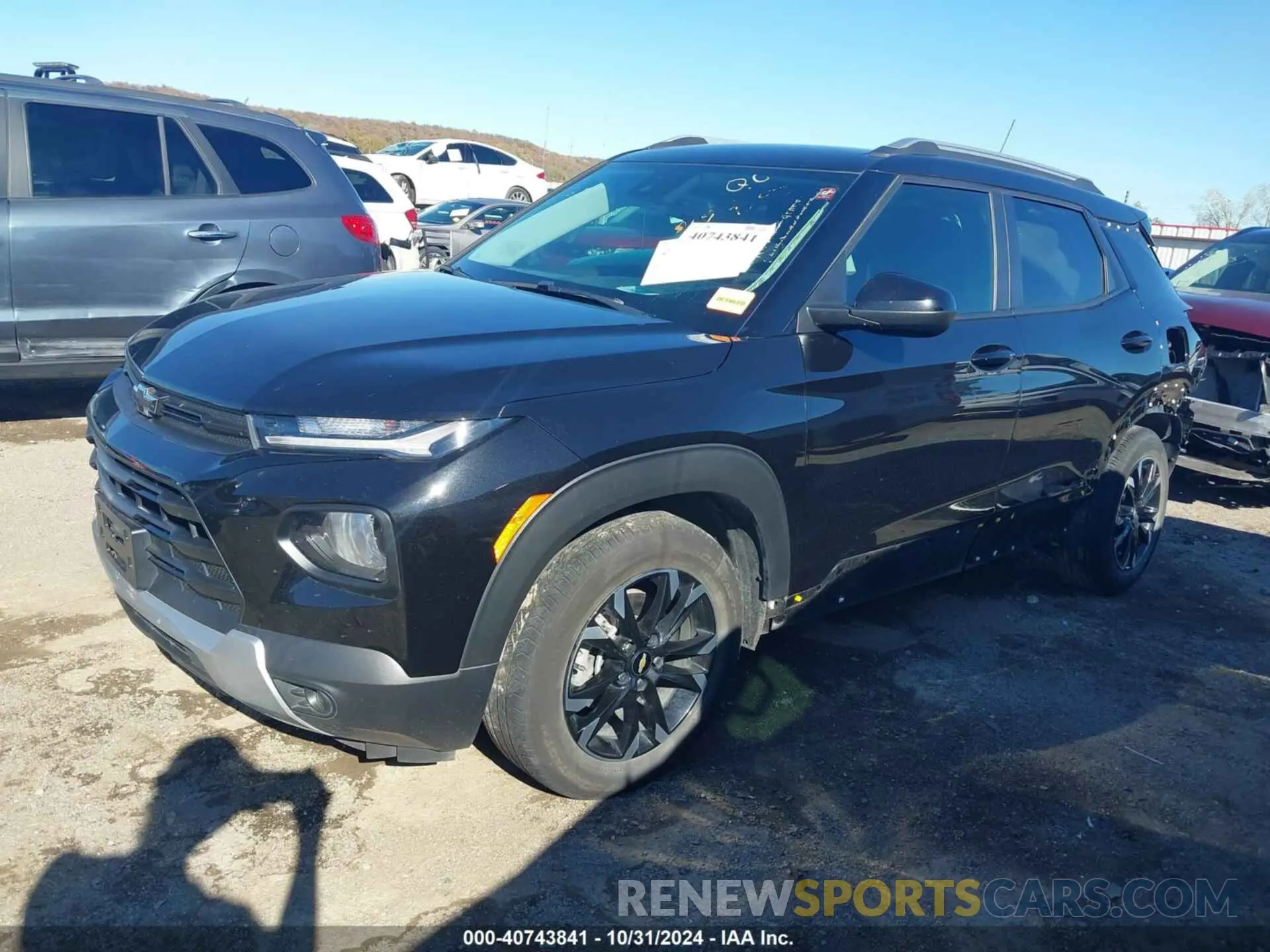 2 Photograph of a damaged car KL79MPS23MB130736 CHEVROLET TRAILBLAZER 2021