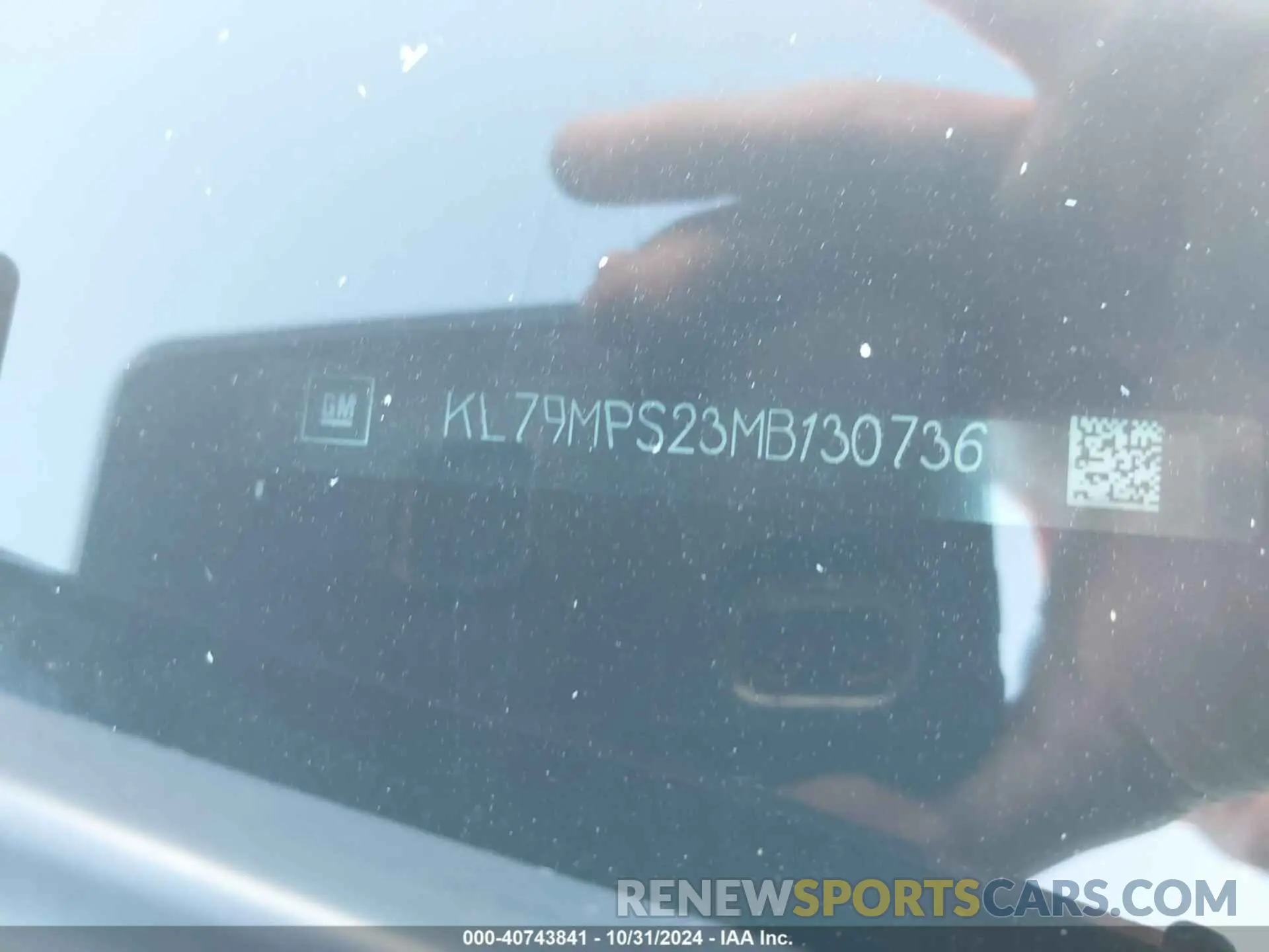 9 Photograph of a damaged car KL79MPS23MB130736 CHEVROLET TRAILBLAZER 2021