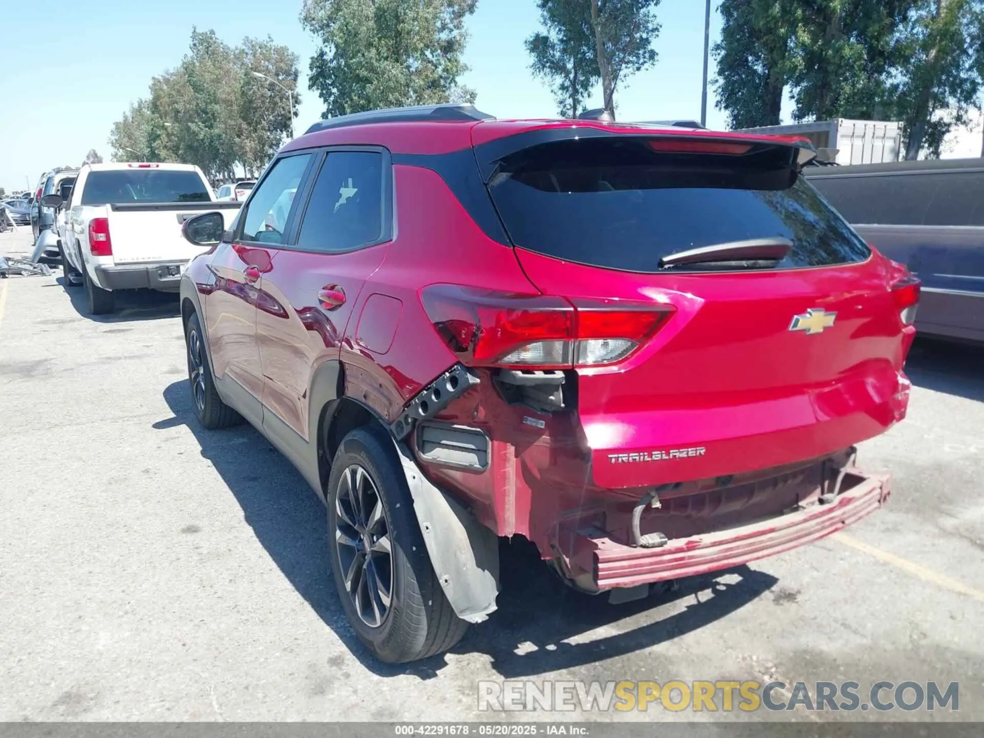 6 Photograph of a damaged car KL79MPS25MB026474 CHEVROLET TRAILBLAZER 2021