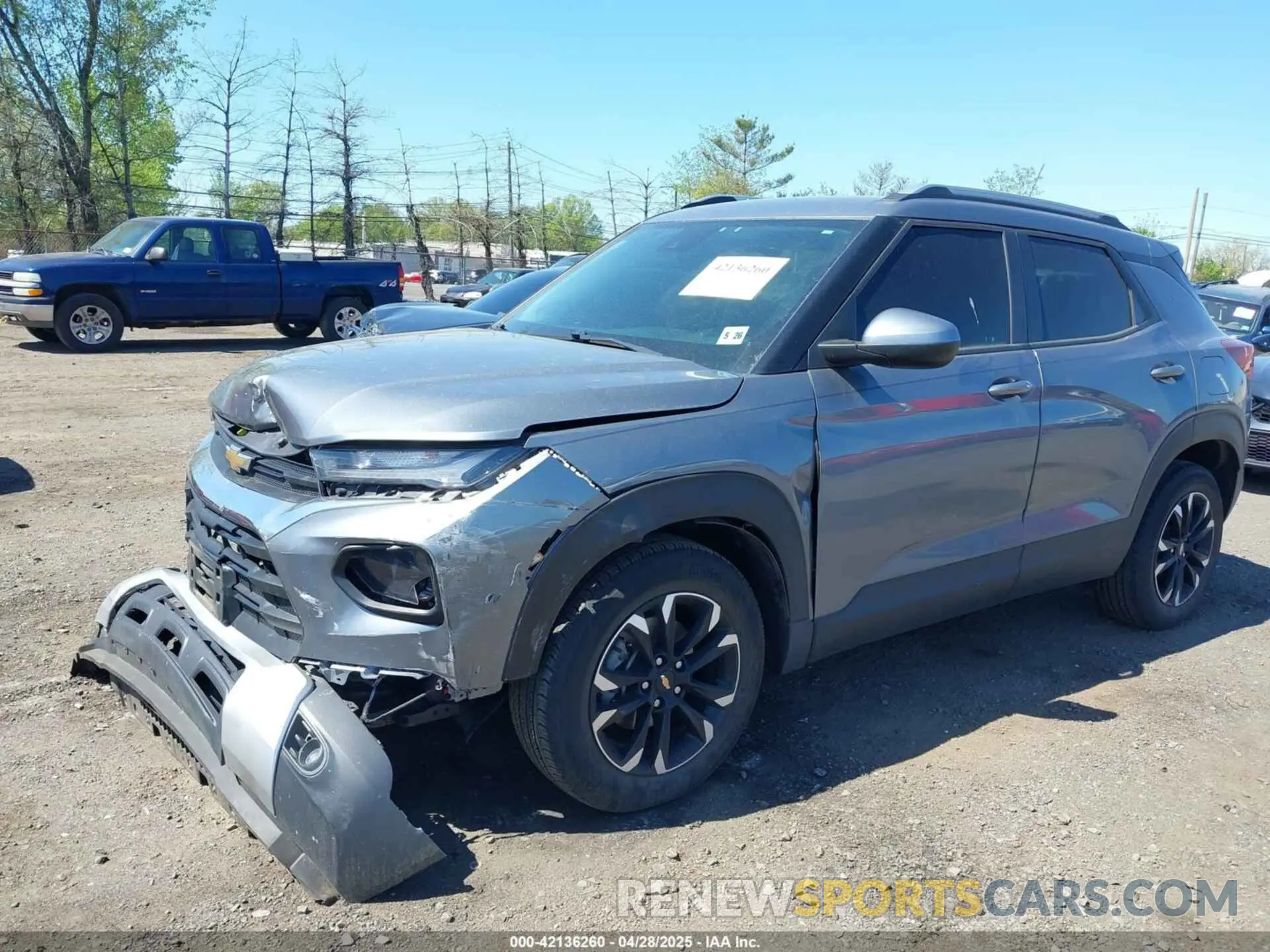 2 Photograph of a damaged car KL79MPS29MB112757 CHEVROLET TRAILBLAZER 2021