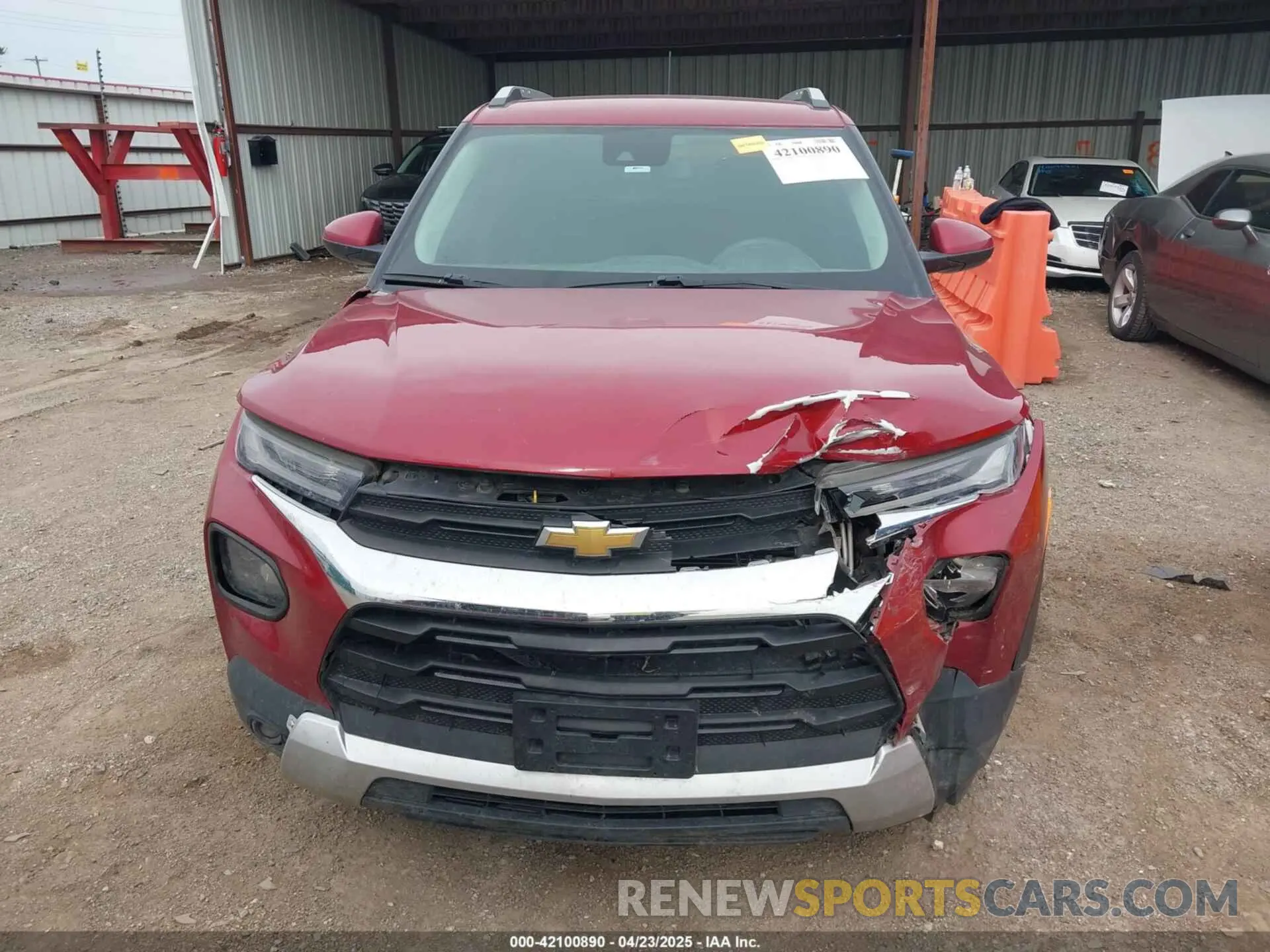 13 Photograph of a damaged car KL79MPS2XMB145525 CHEVROLET TRAILBLAZER 2021