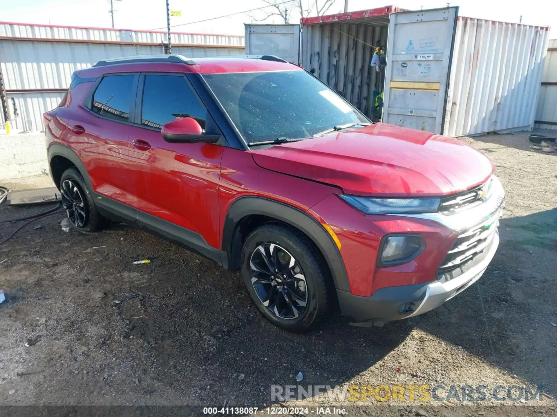 1 Photograph of a damaged car KL79MPSL1MB033964 CHEVROLET TRAILBLAZER 2021