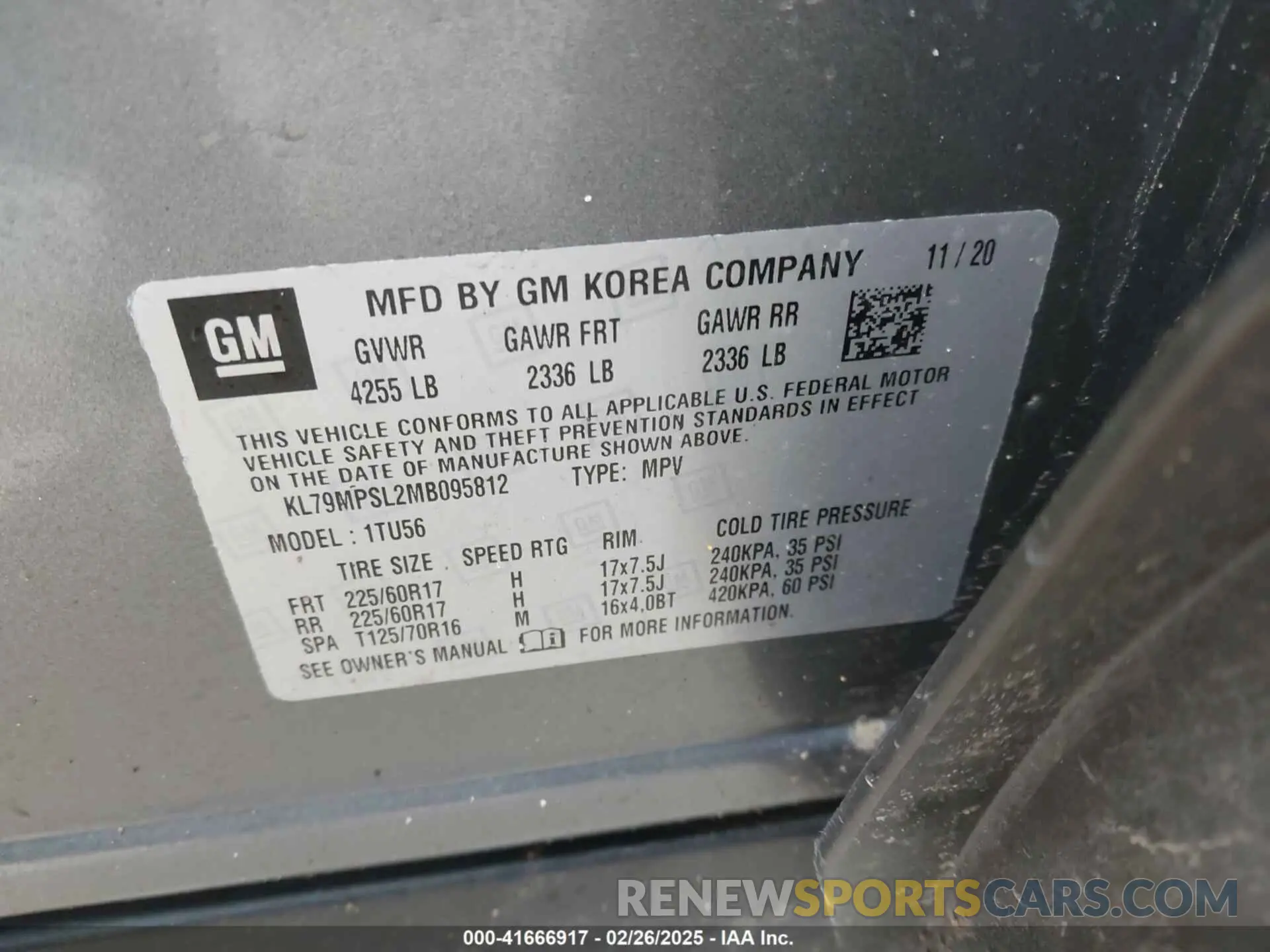 9 Photograph of a damaged car KL79MPSL2MB095812 CHEVROLET TRAILBLAZER 2021