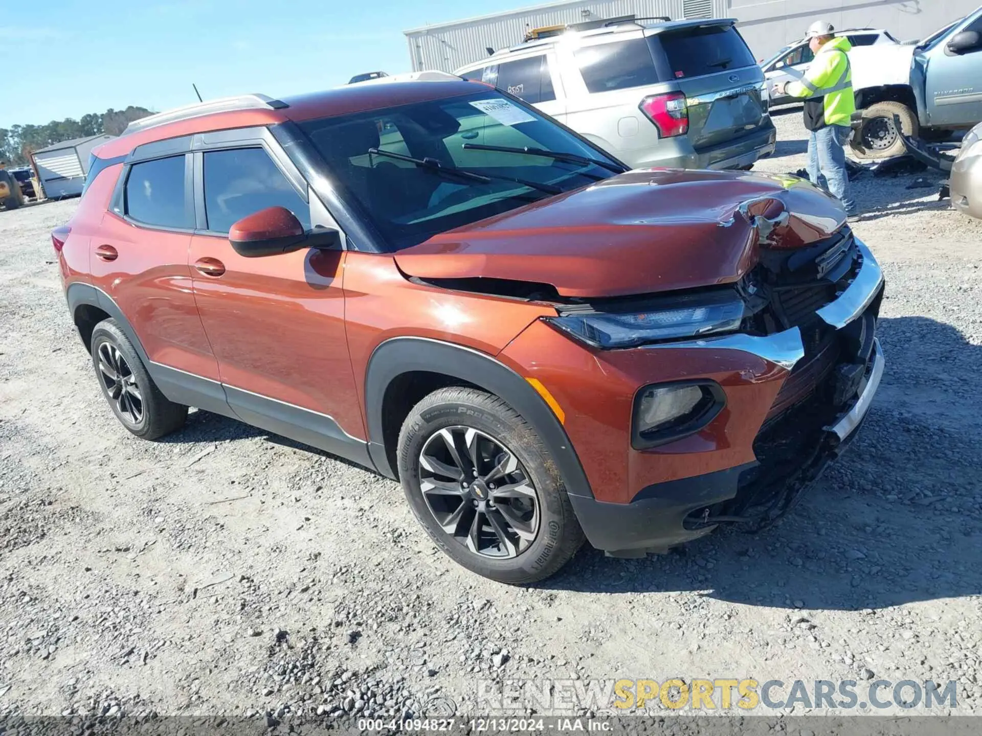 1 Photograph of a damaged car KL79MPSL2MB151442 CHEVROLET TRAILBLAZER 2021