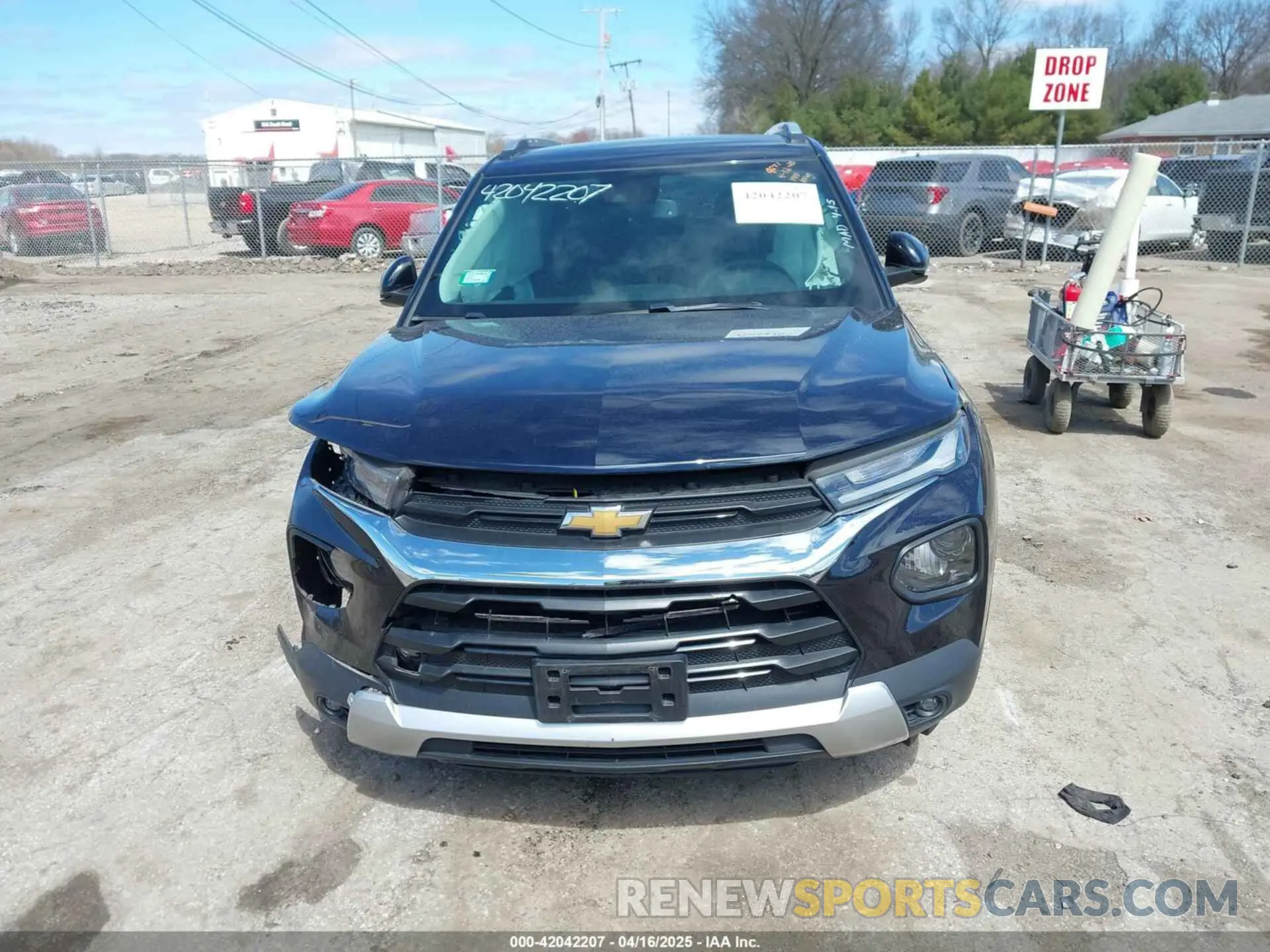 11 Photograph of a damaged car KL79MPSL4MB139647 CHEVROLET TRAILBLAZER 2021
