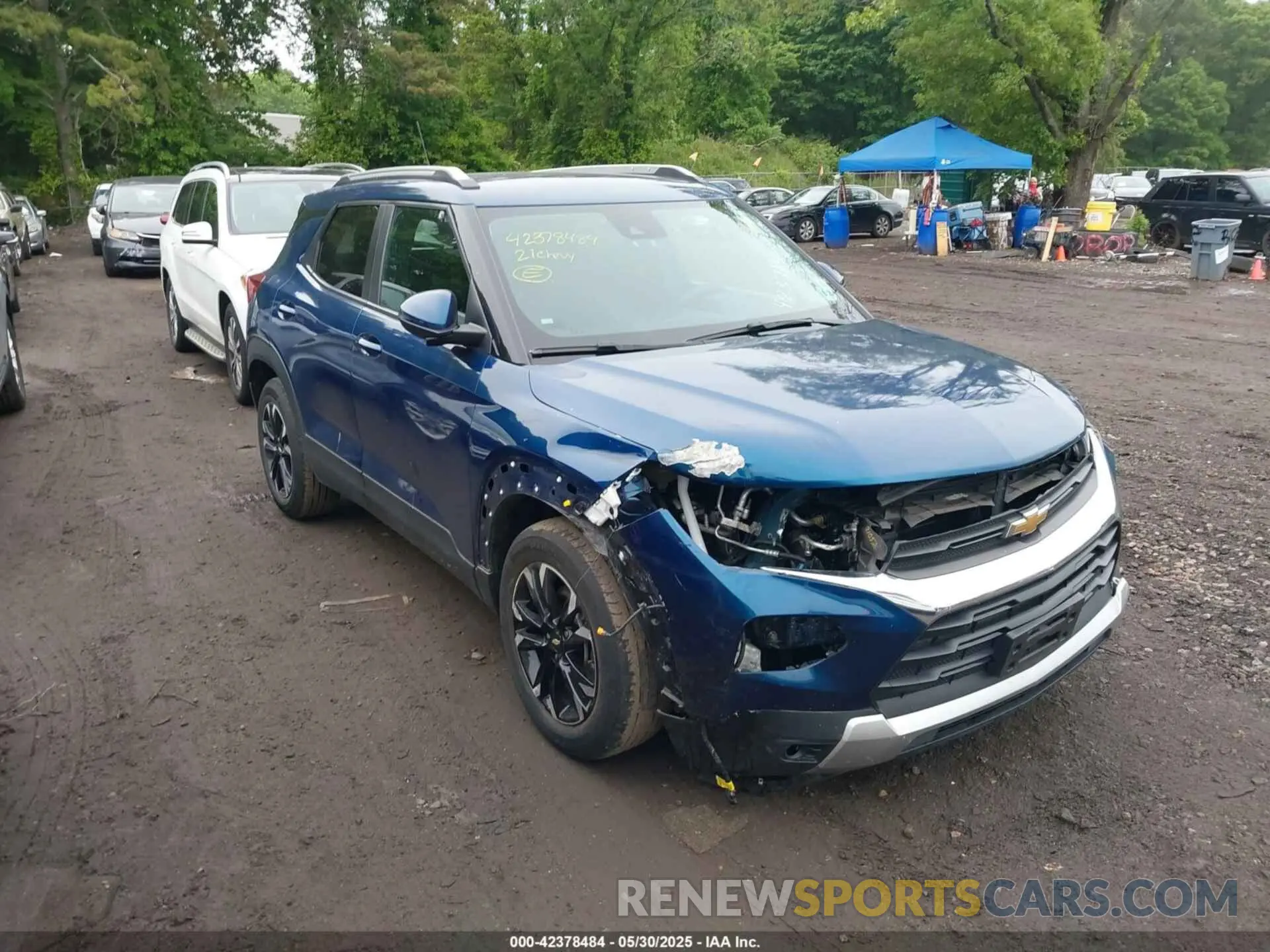 1 Photograph of a damaged car KL79MPSL7MB134118 CHEVROLET TRAILBLAZER 2021