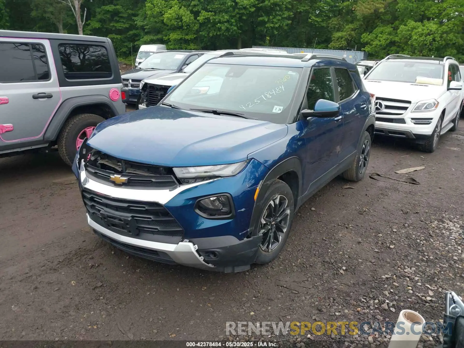 2 Photograph of a damaged car KL79MPSL7MB134118 CHEVROLET TRAILBLAZER 2021