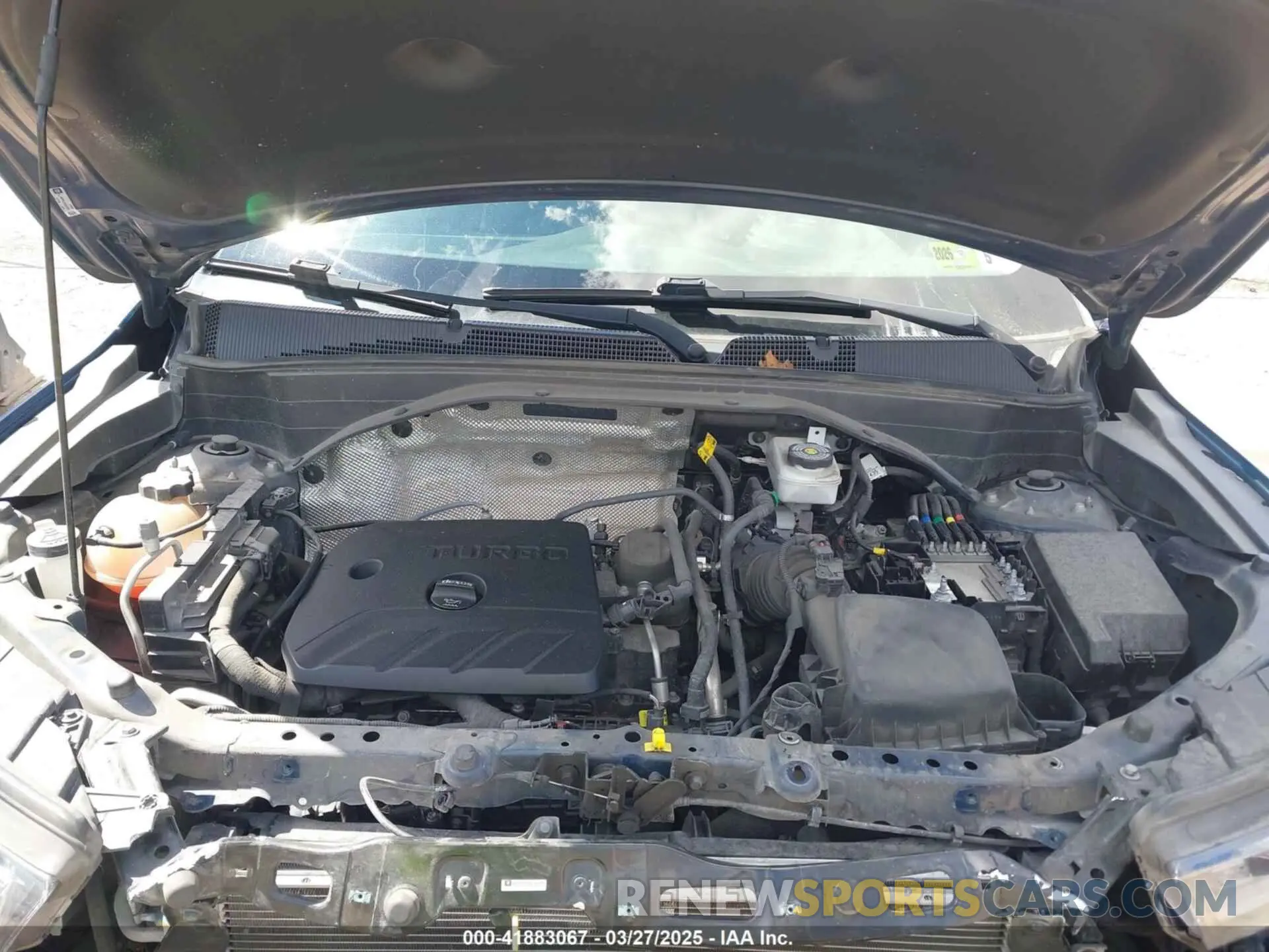 10 Photograph of a damaged car KL79MRSL2MB012844 CHEVROLET TRAILBLAZER 2021