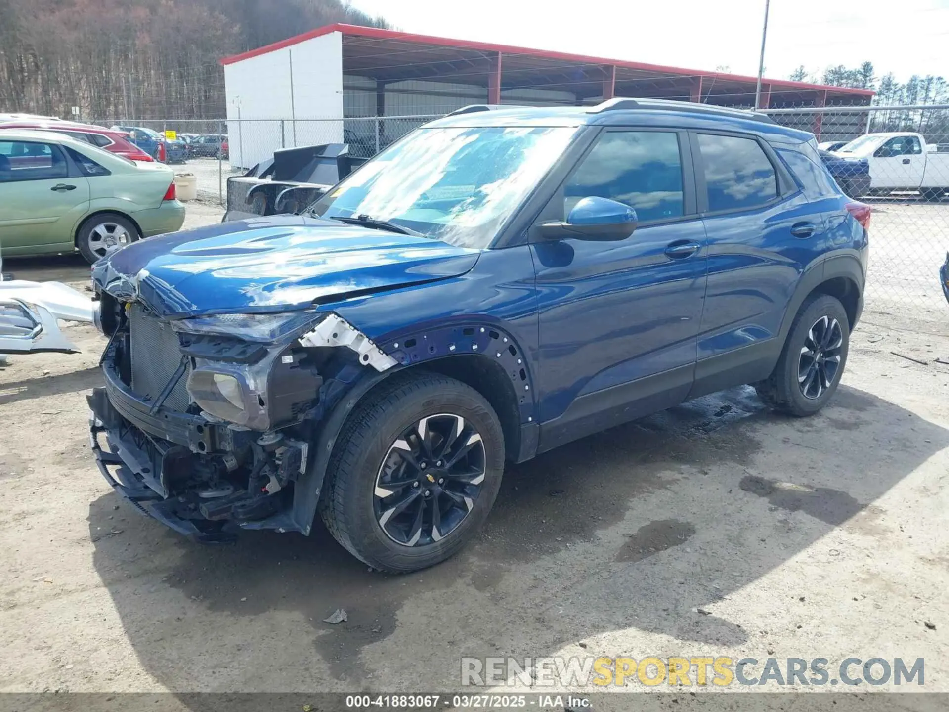 2 Photograph of a damaged car KL79MRSL2MB012844 CHEVROLET TRAILBLAZER 2021