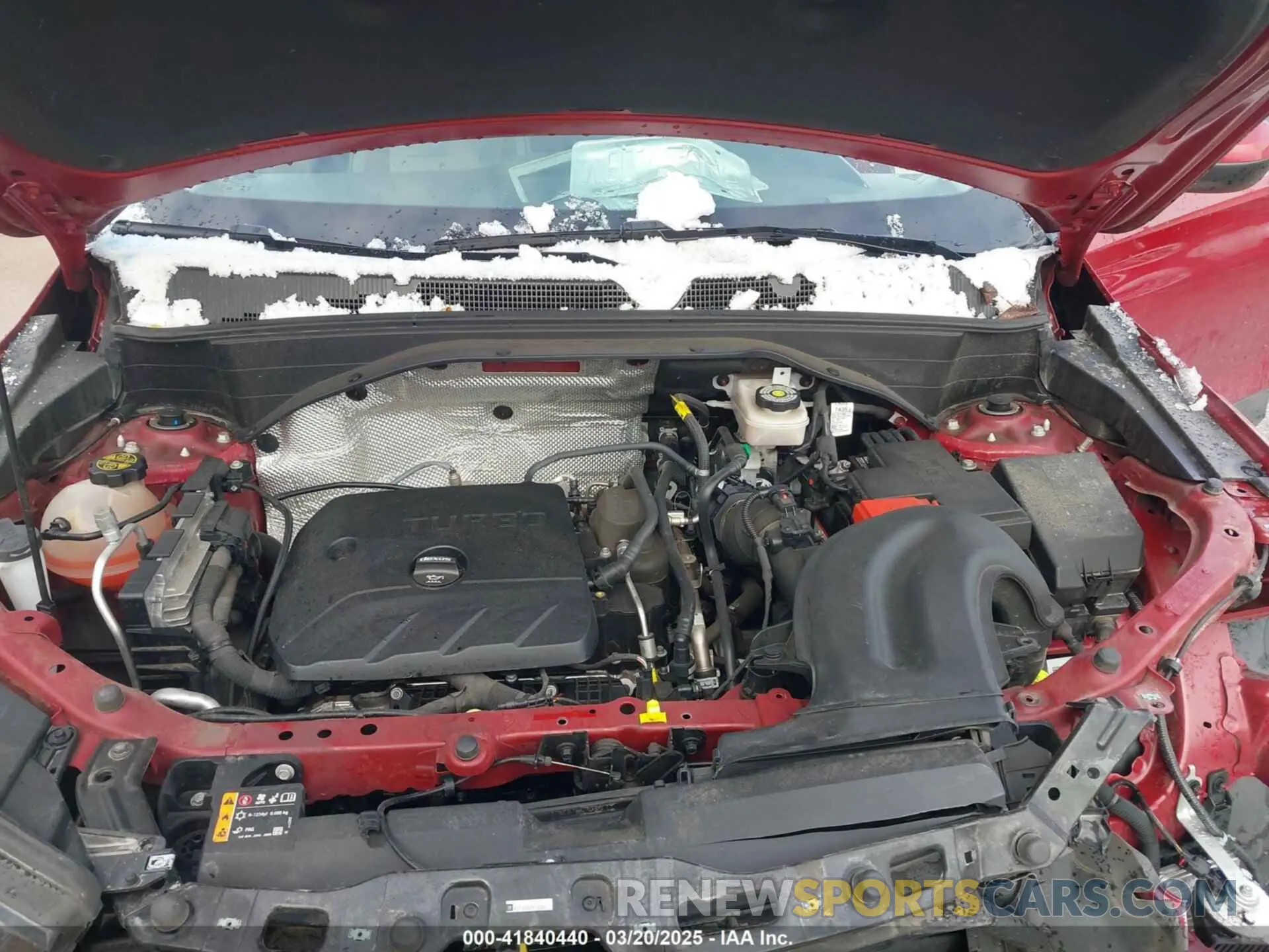 10 Photograph of a damaged car KL79MRSL3MB094227 CHEVROLET TRAILBLAZER 2021