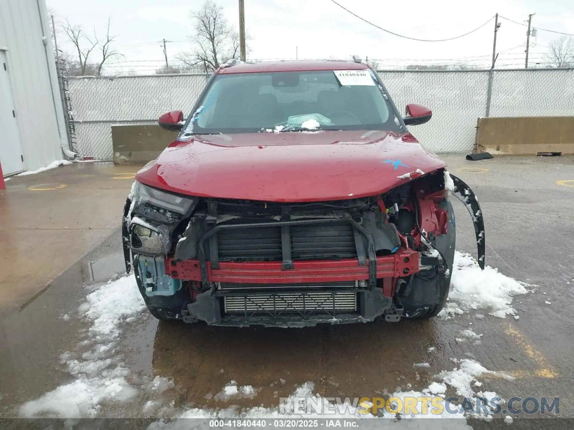13 Photograph of a damaged car KL79MRSL3MB094227 CHEVROLET TRAILBLAZER 2021
