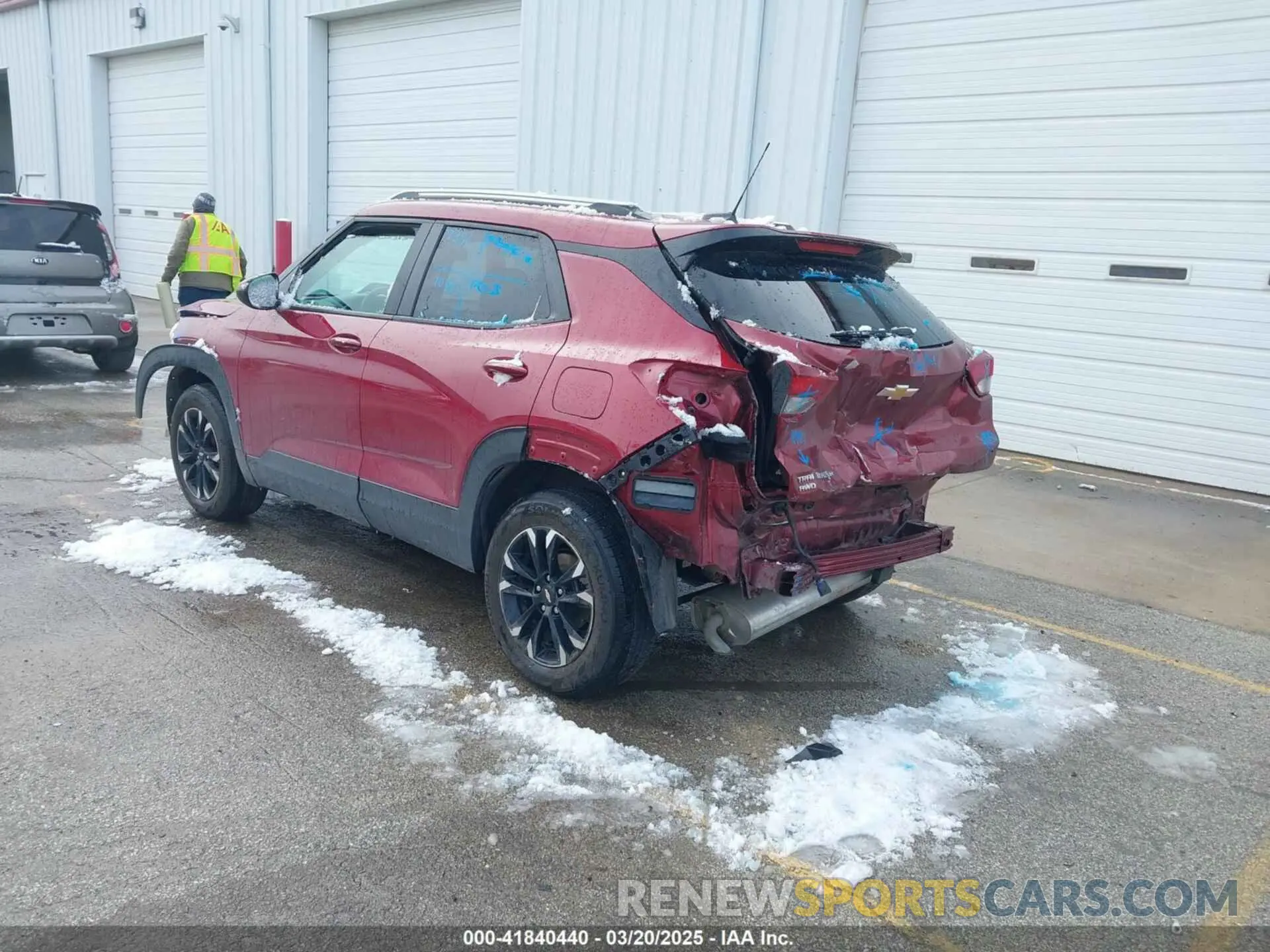 3 Photograph of a damaged car KL79MRSL3MB094227 CHEVROLET TRAILBLAZER 2021