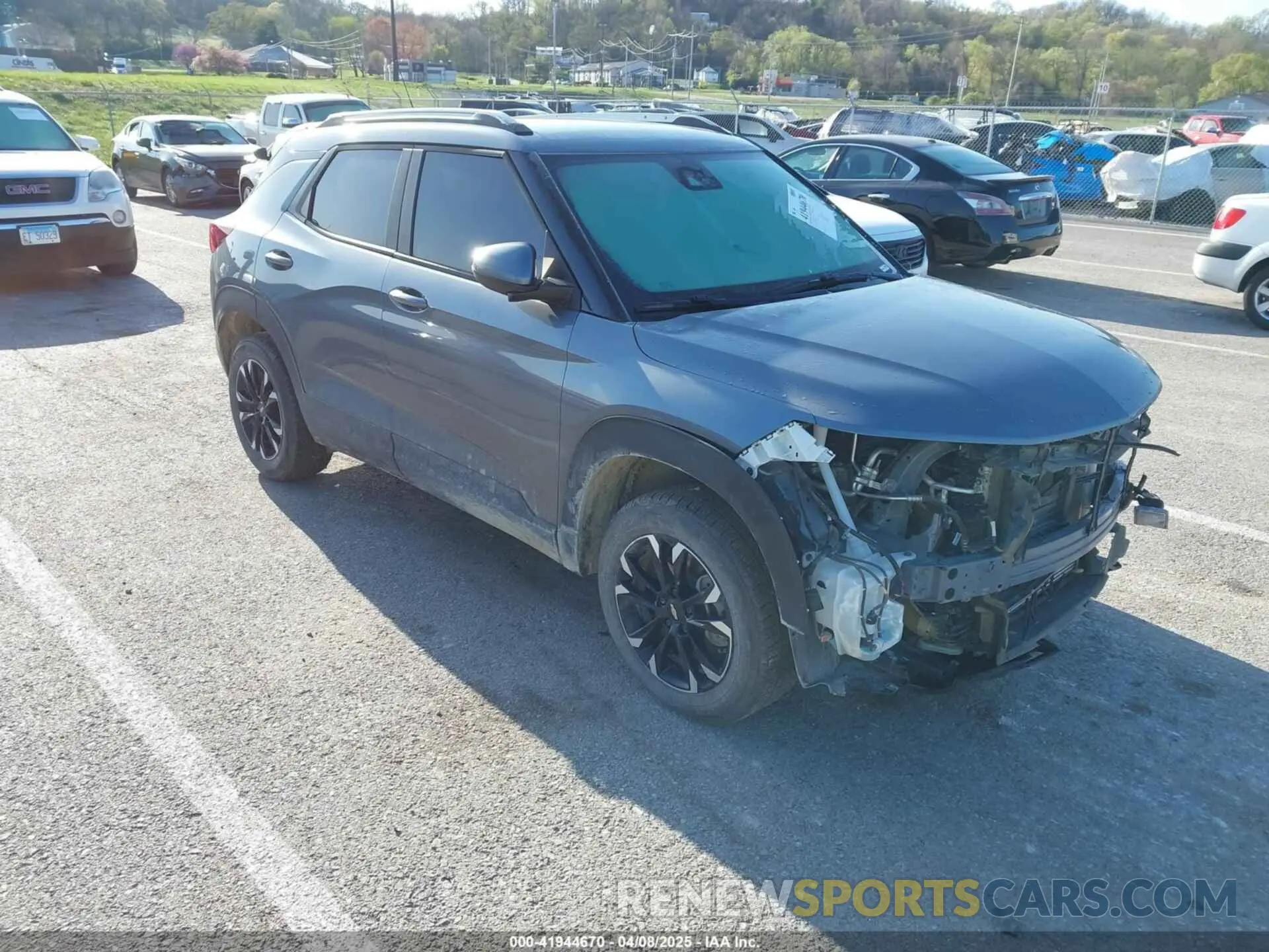 1 Photograph of a damaged car KL79MRSL6MB010630 CHEVROLET TRAILBLAZER 2021