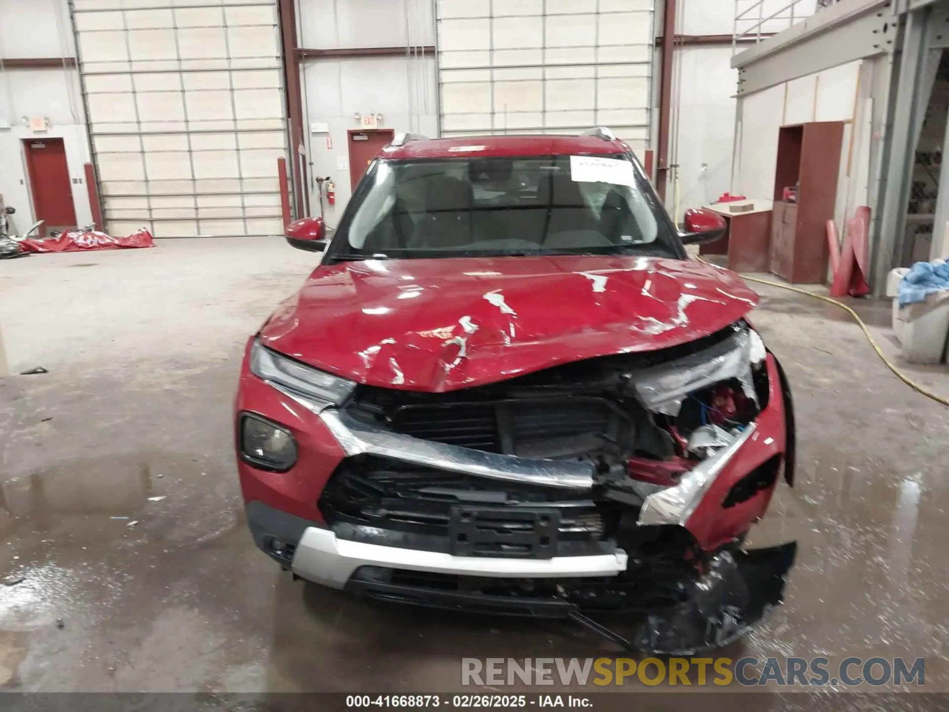 12 Photograph of a damaged car KL79MRSL6MB031624 CHEVROLET TRAILBLAZER 2021
