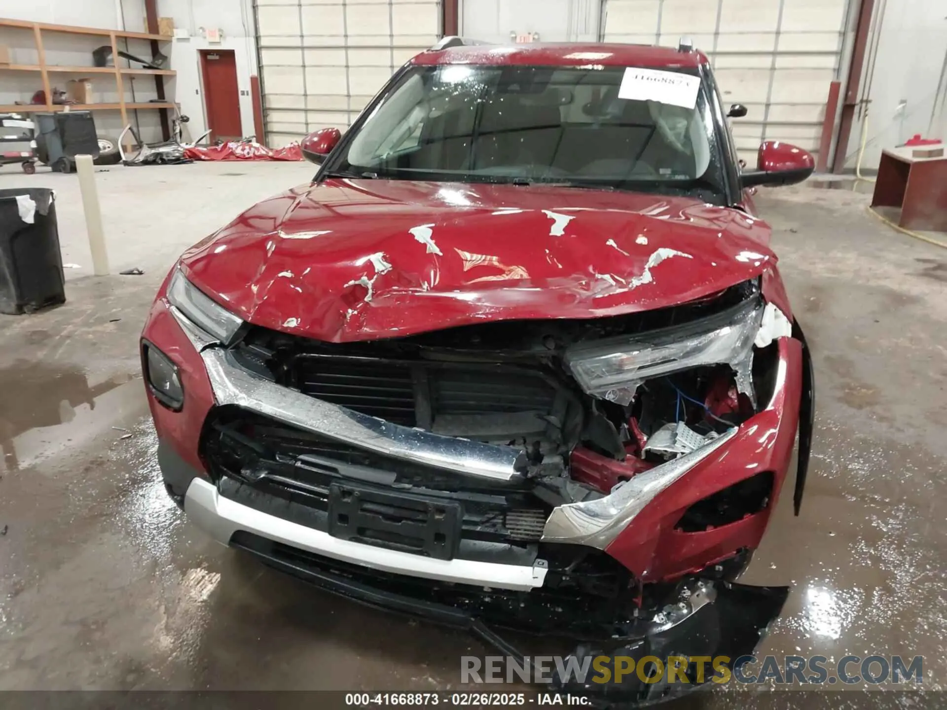 6 Photograph of a damaged car KL79MRSL6MB031624 CHEVROLET TRAILBLAZER 2021