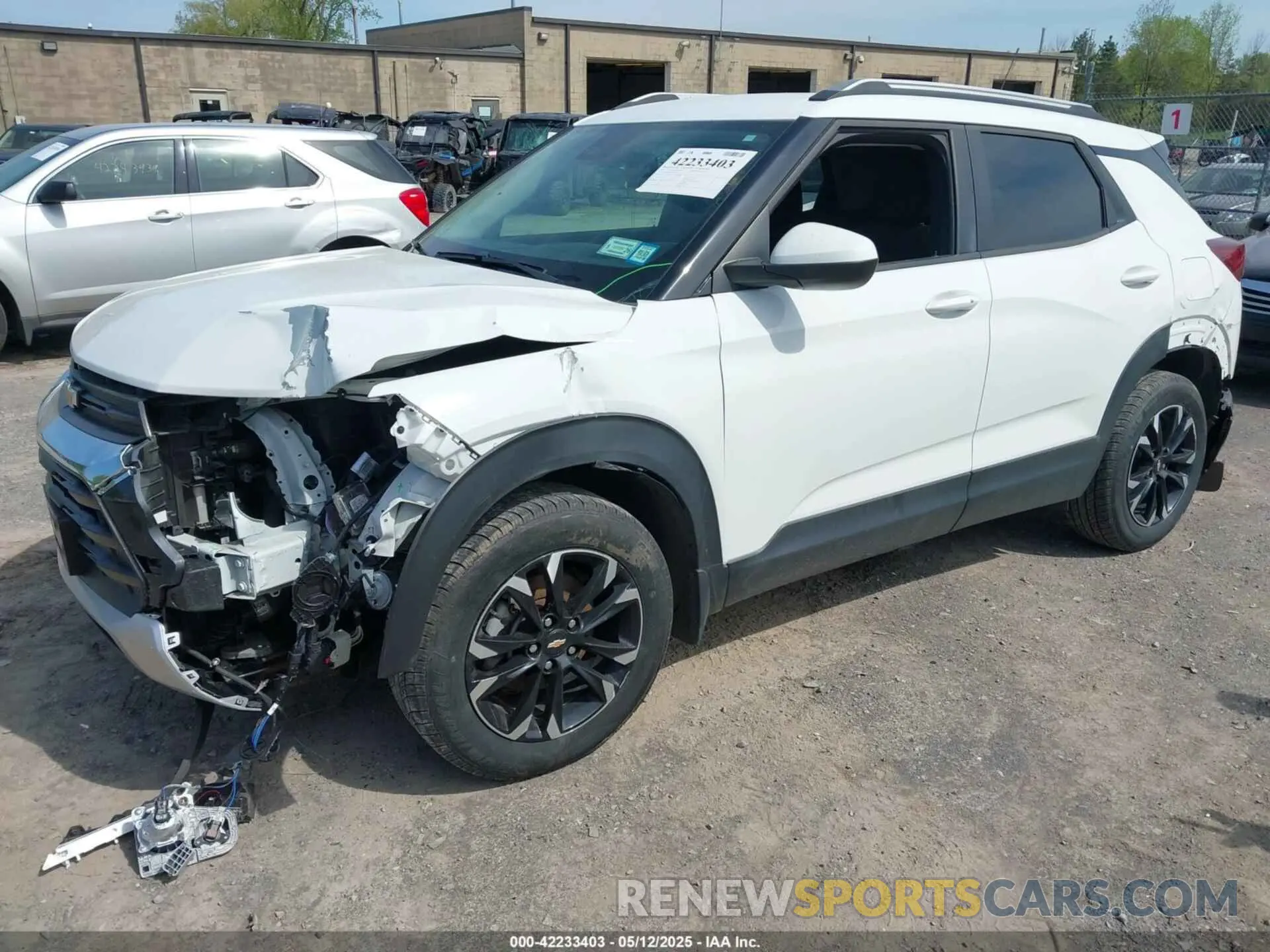 2 Photograph of a damaged car KL79MRSL6MB106712 CHEVROLET TRAILBLAZER 2021