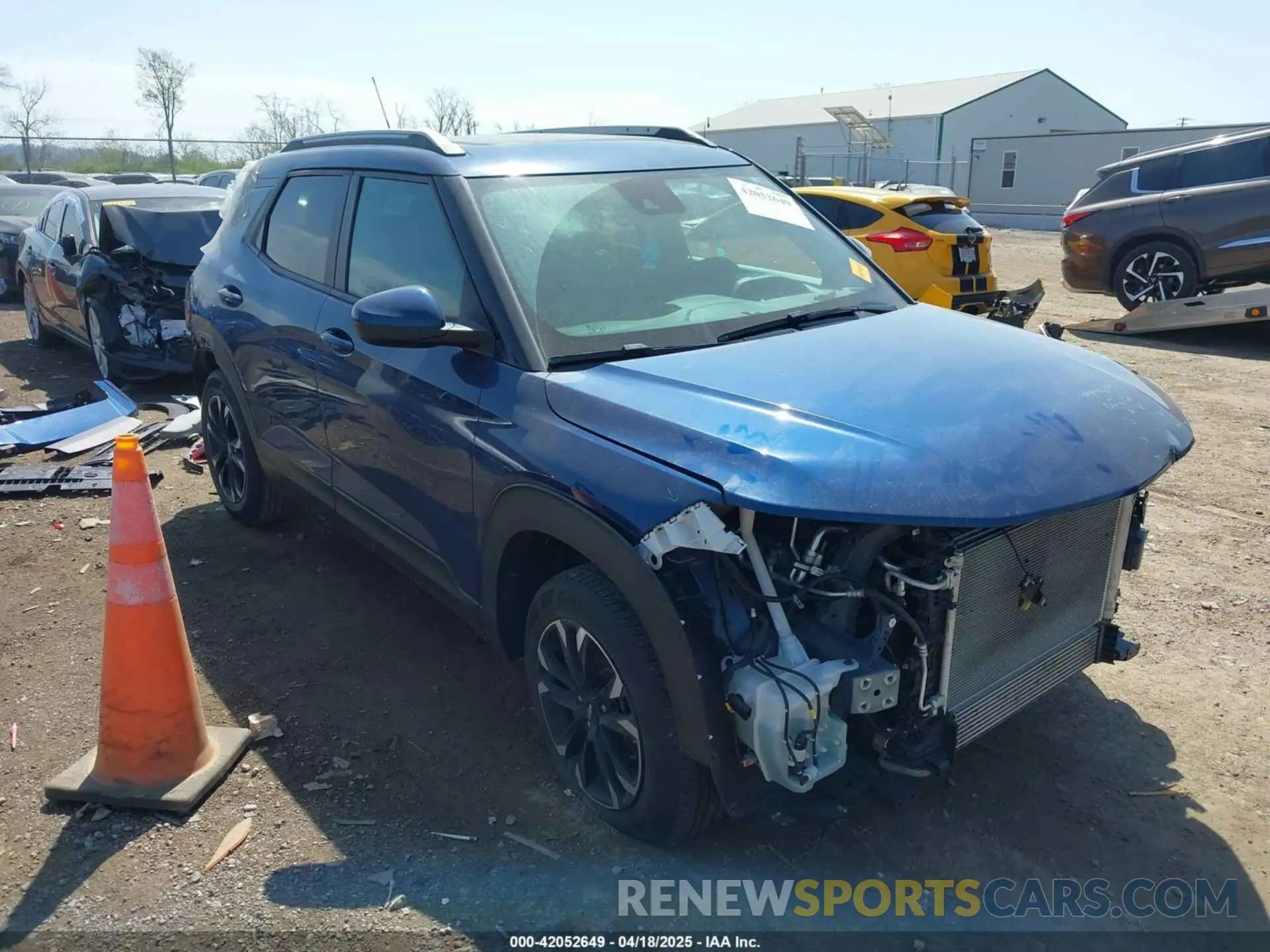 1 Photograph of a damaged car KL79MRSL8MB001721 CHEVROLET TRAILBLAZER 2021
