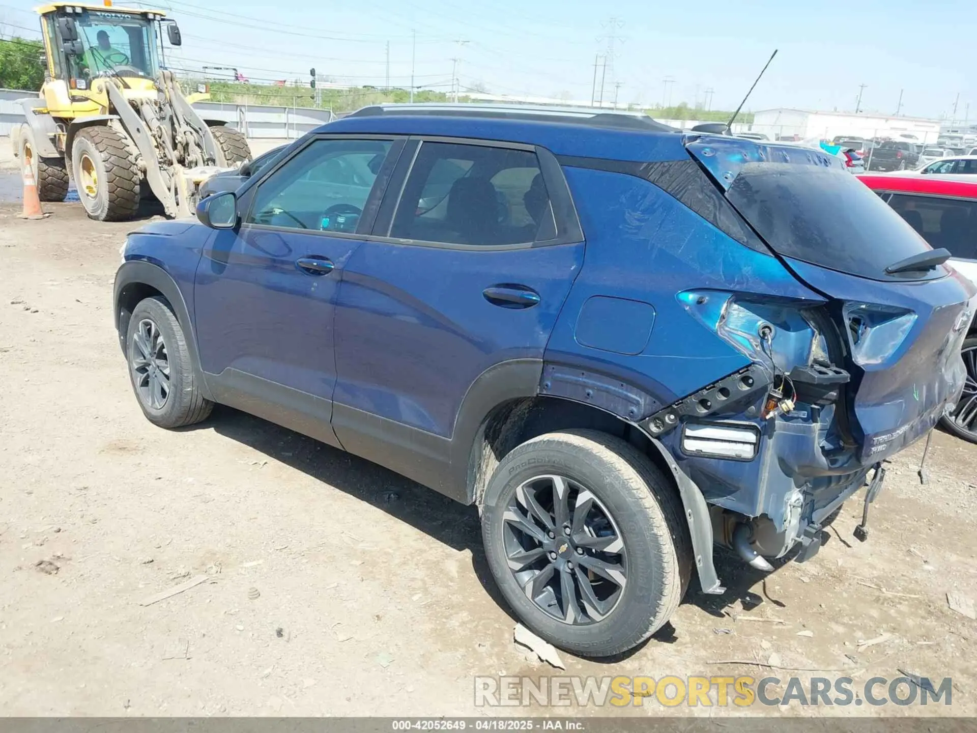 3 Photograph of a damaged car KL79MRSL8MB001721 CHEVROLET TRAILBLAZER 2021