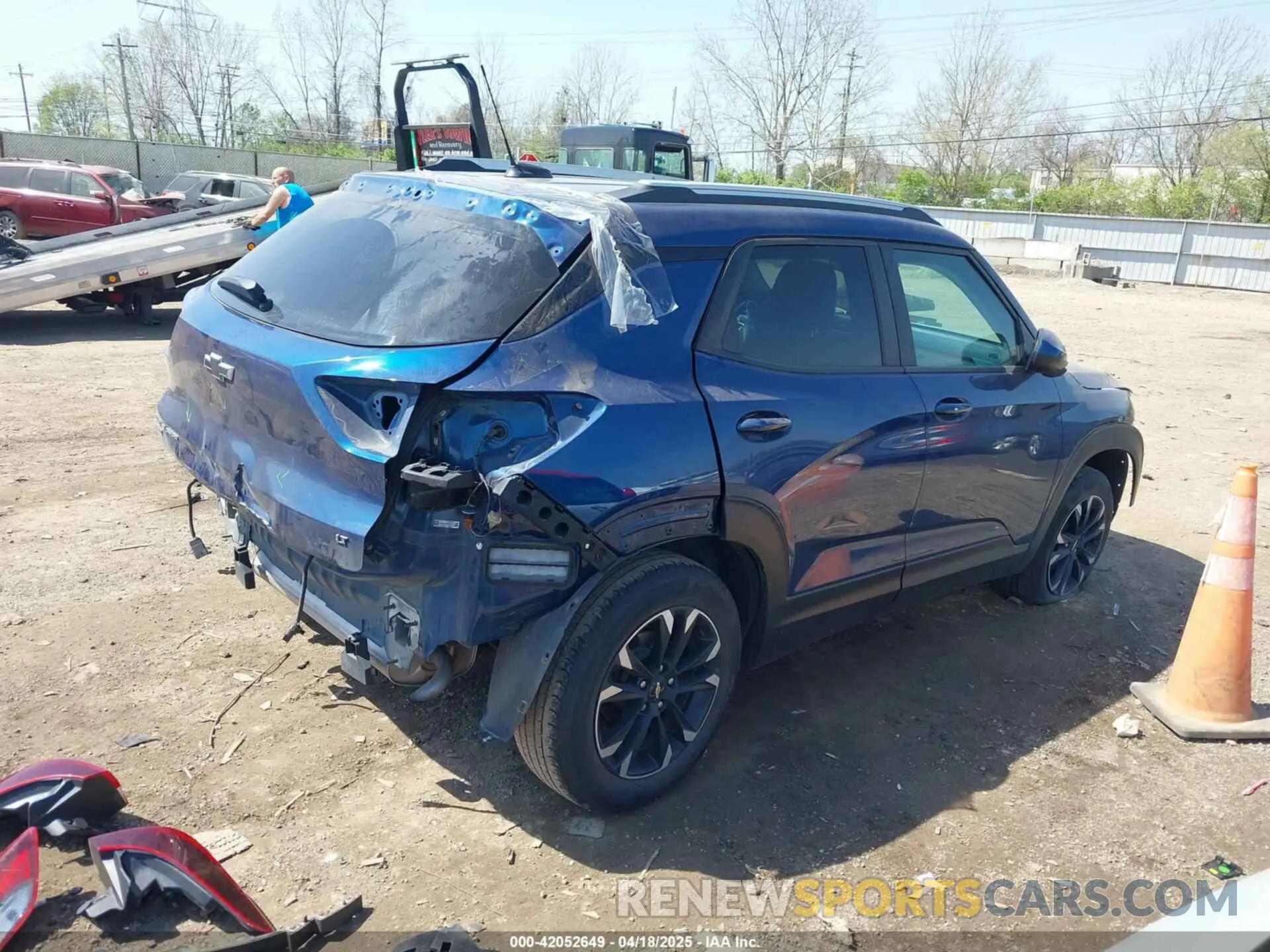 4 Photograph of a damaged car KL79MRSL8MB001721 CHEVROLET TRAILBLAZER 2021