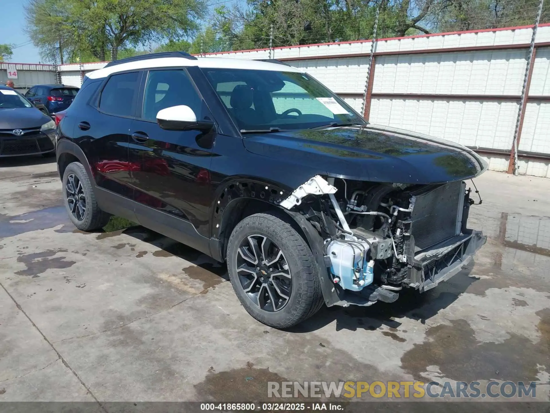 1 Photograph of a damaged car KL79MSSL7MB163055 CHEVROLET TRAILBLAZER 2021