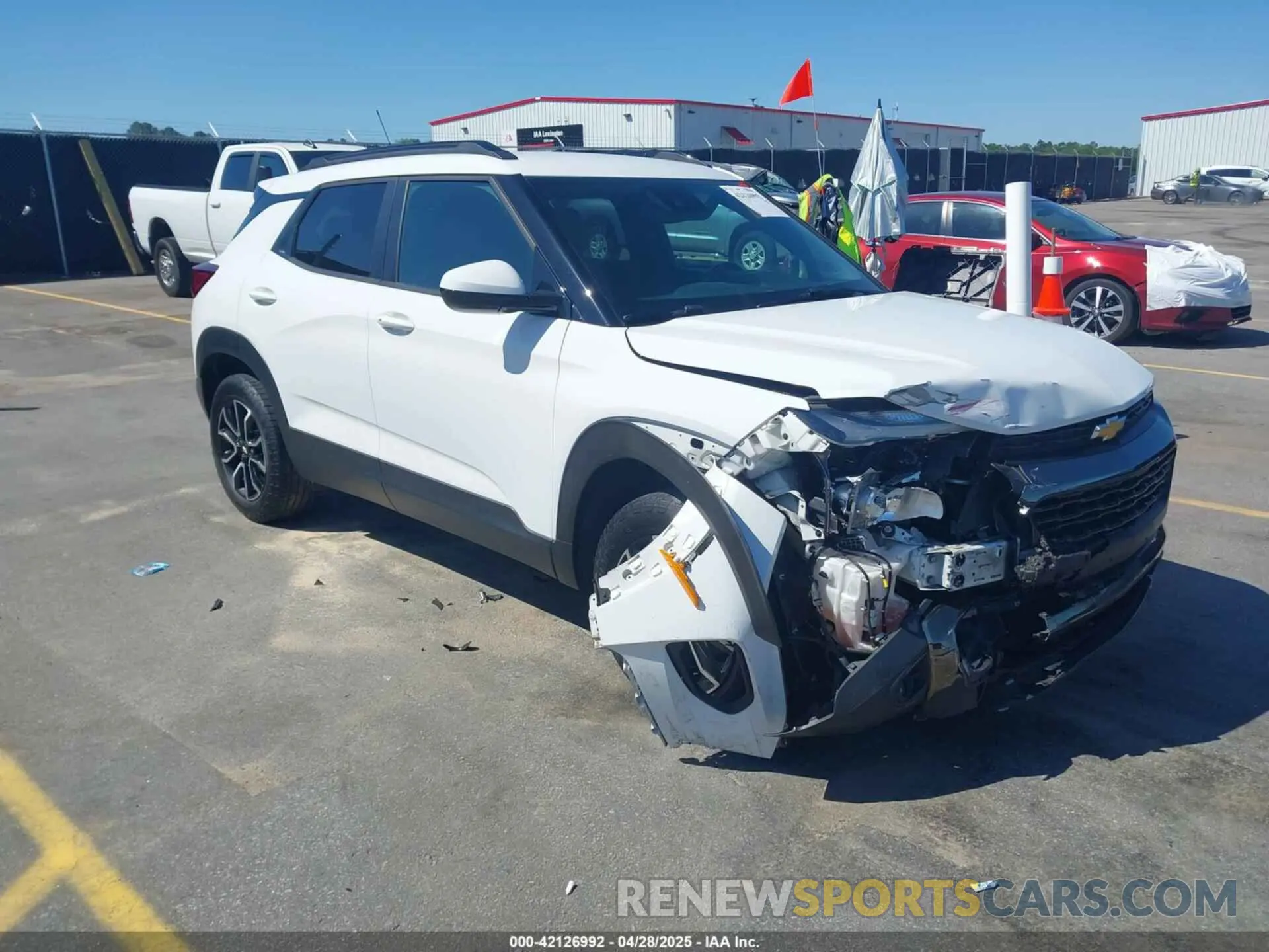 1 Photograph of a damaged car KL79MSSL9MB019796 CHEVROLET TRAILBLAZER 2021