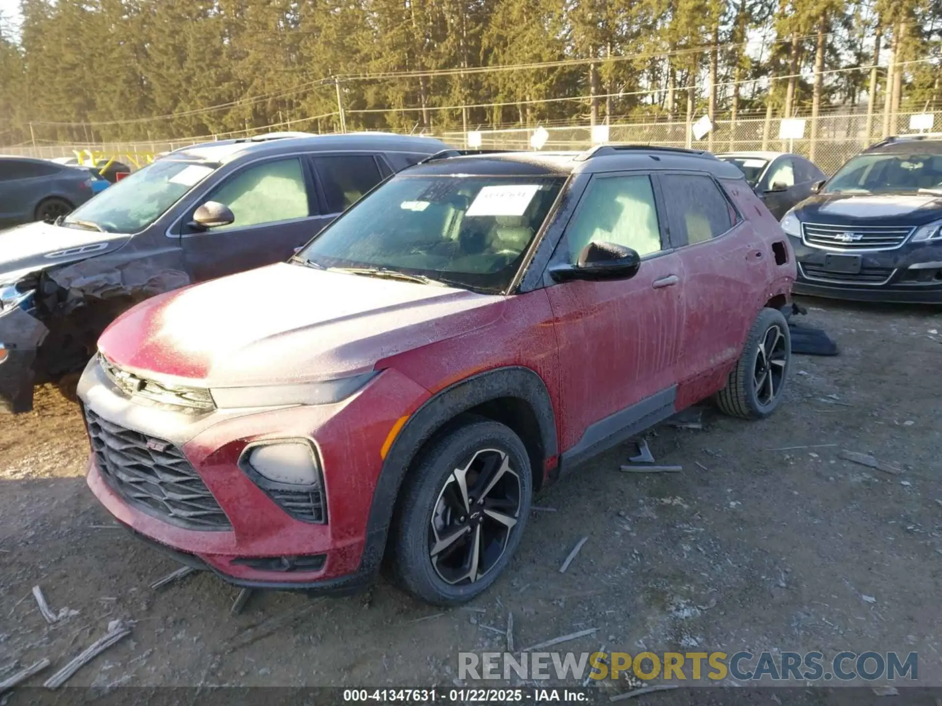 2 Photograph of a damaged car KL79MTSL2MB026353 CHEVROLET TRAILBLAZER 2021