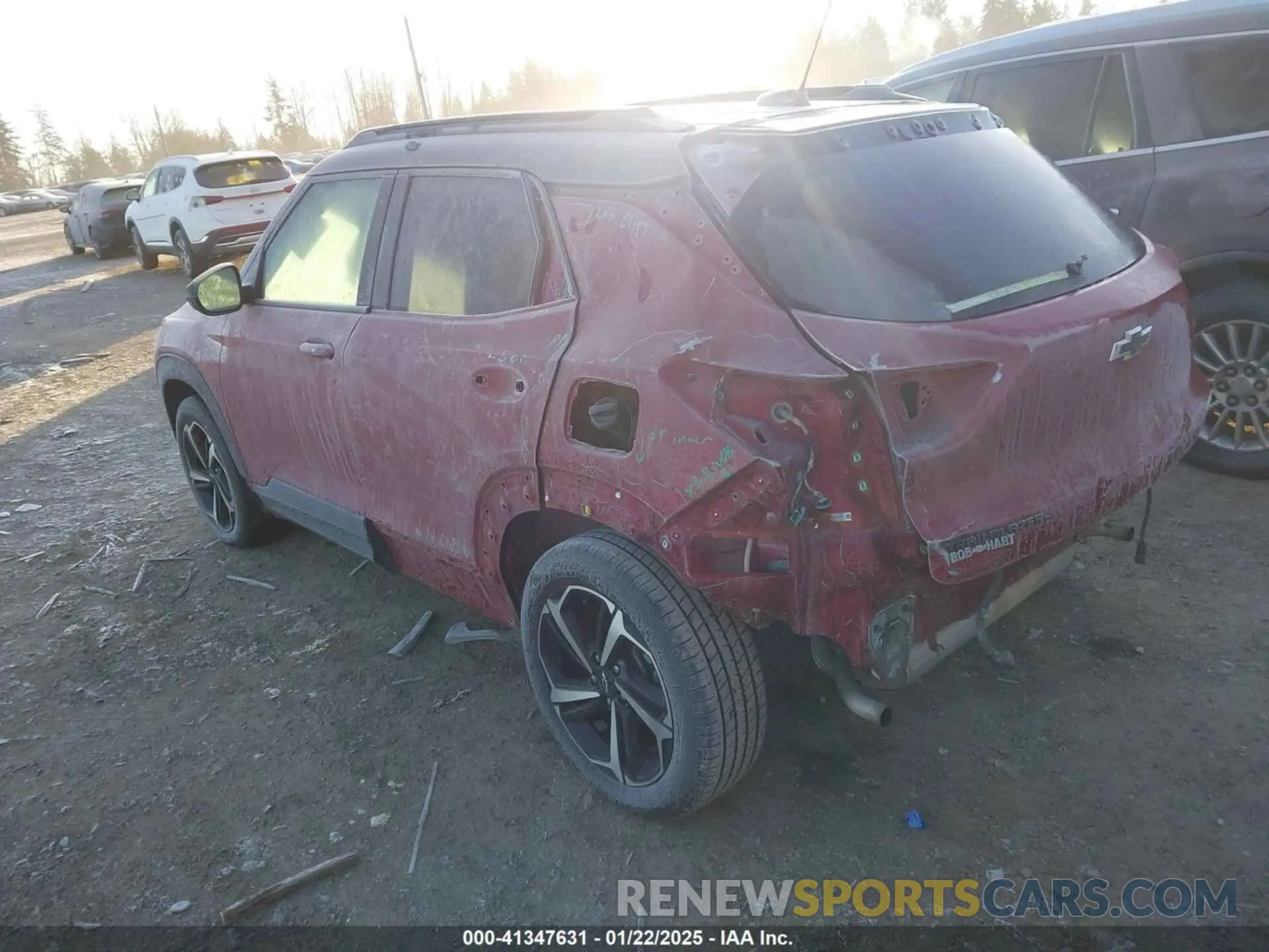 3 Photograph of a damaged car KL79MTSL2MB026353 CHEVROLET TRAILBLAZER 2021