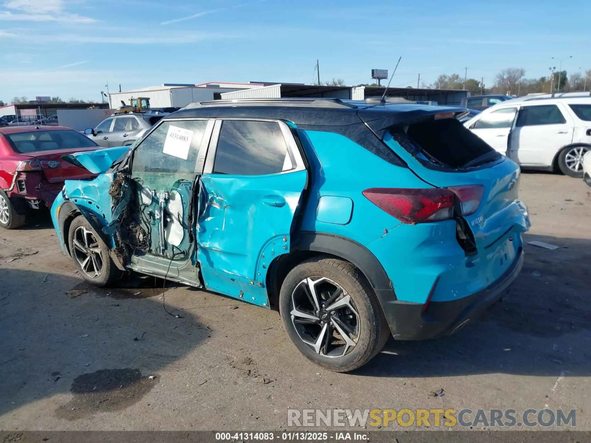 3 Photograph of a damaged car KL79MTSL2MB117994 CHEVROLET TRAILBLAZER 2021