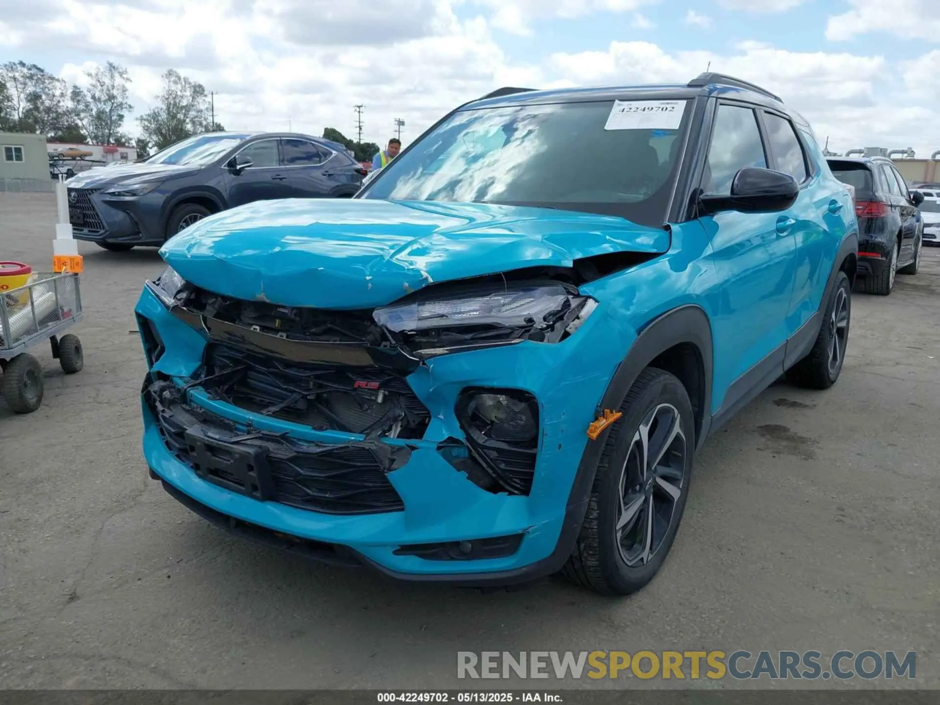 2 Photograph of a damaged car KL79MTSL3MB171532 CHEVROLET TRAILBLAZER 2021