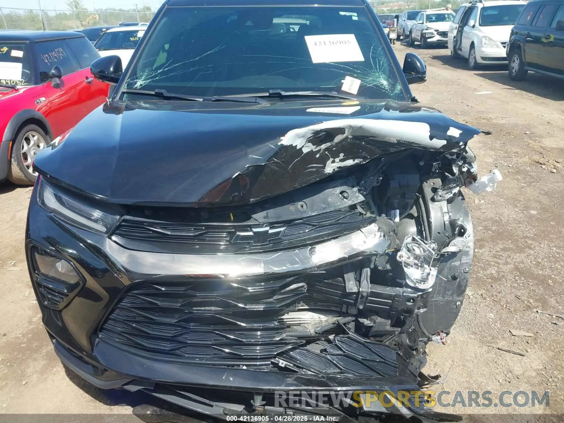 13 Photograph of a damaged car KL79MTSL5MB056835 CHEVROLET TRAILBLAZER 2021