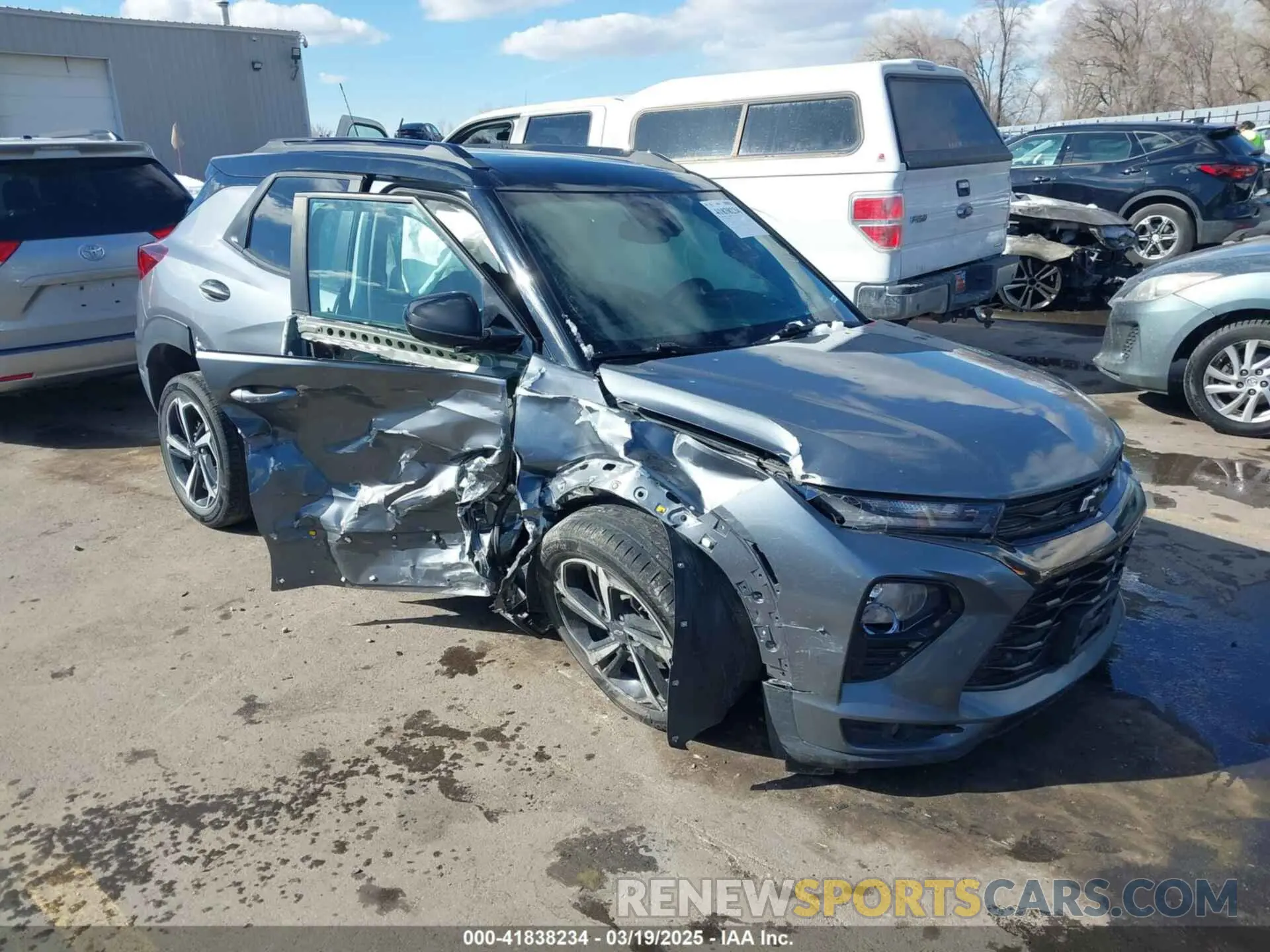 1 Photograph of a damaged car KL79MTSL8MB097878 CHEVROLET TRAILBLAZER 2021