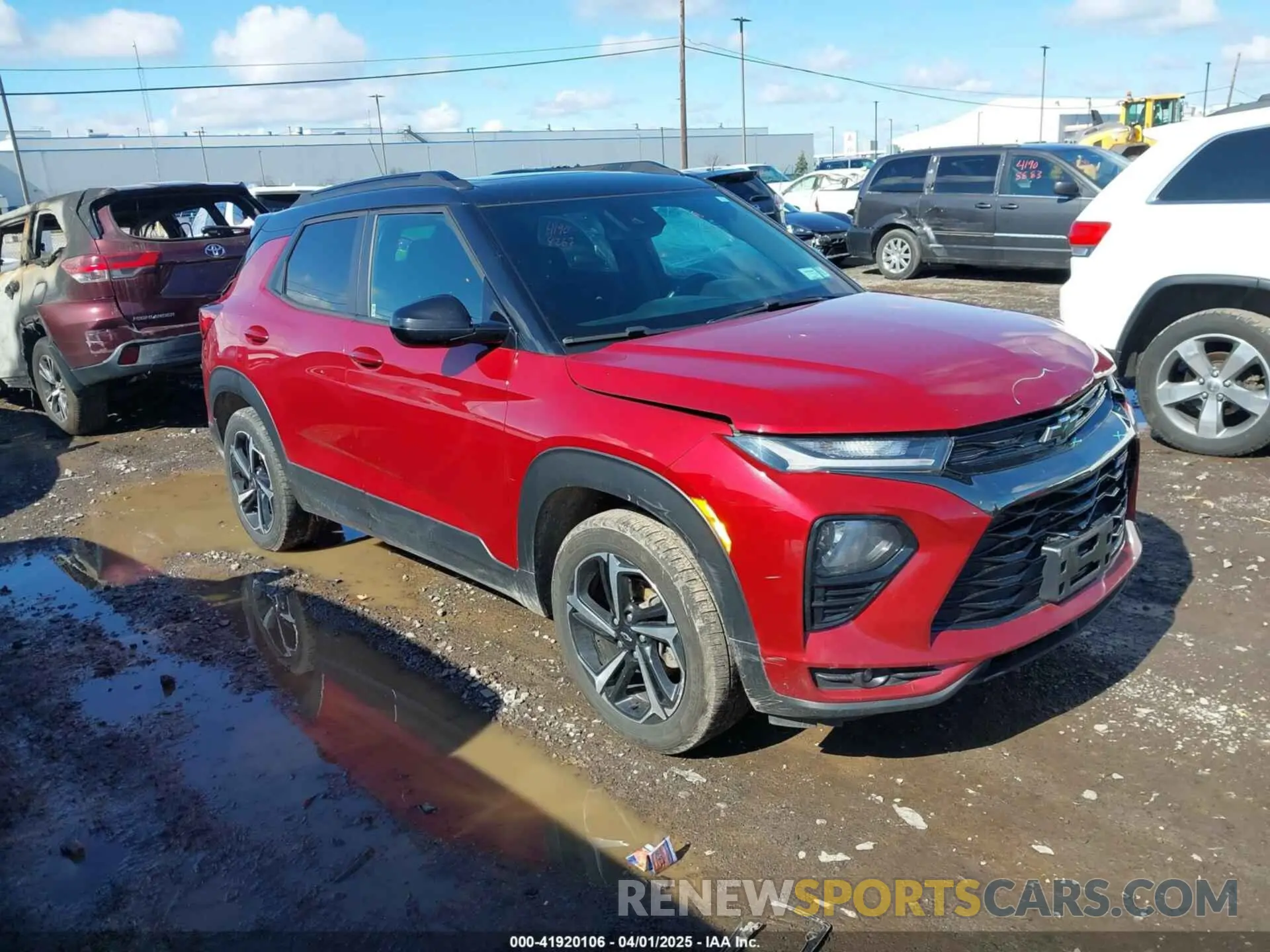 1 Photograph of a damaged car KL79MUSL1MB065103 CHEVROLET TRAILBLAZER 2021