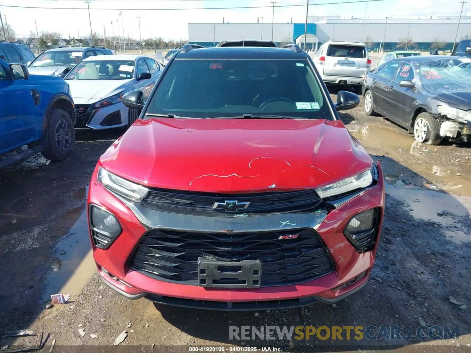 18 Photograph of a damaged car KL79MUSL1MB065103 CHEVROLET TRAILBLAZER 2021