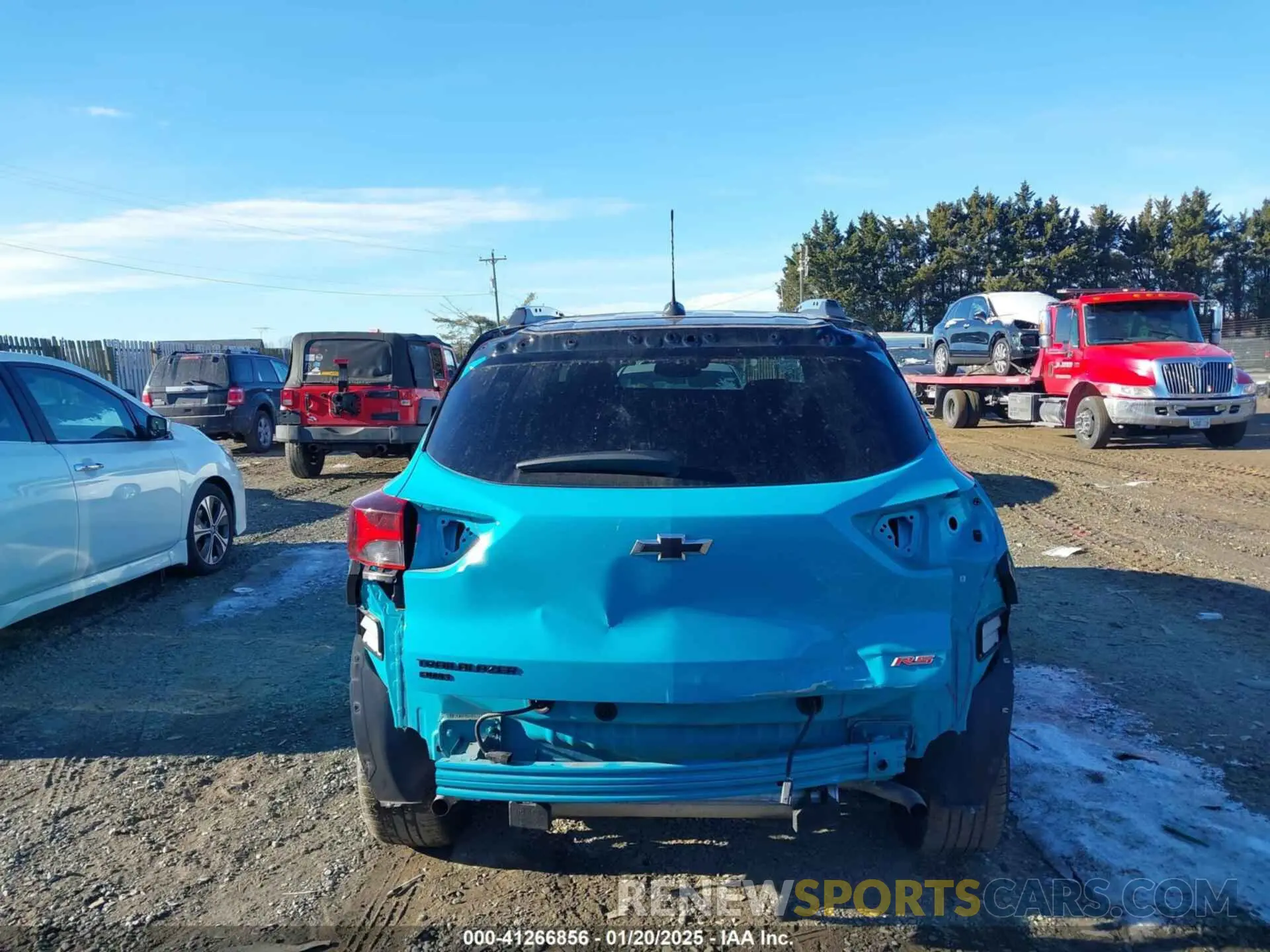 17 Photograph of a damaged car KL79MUSL3MB003704 CHEVROLET TRAILBLAZER 2021