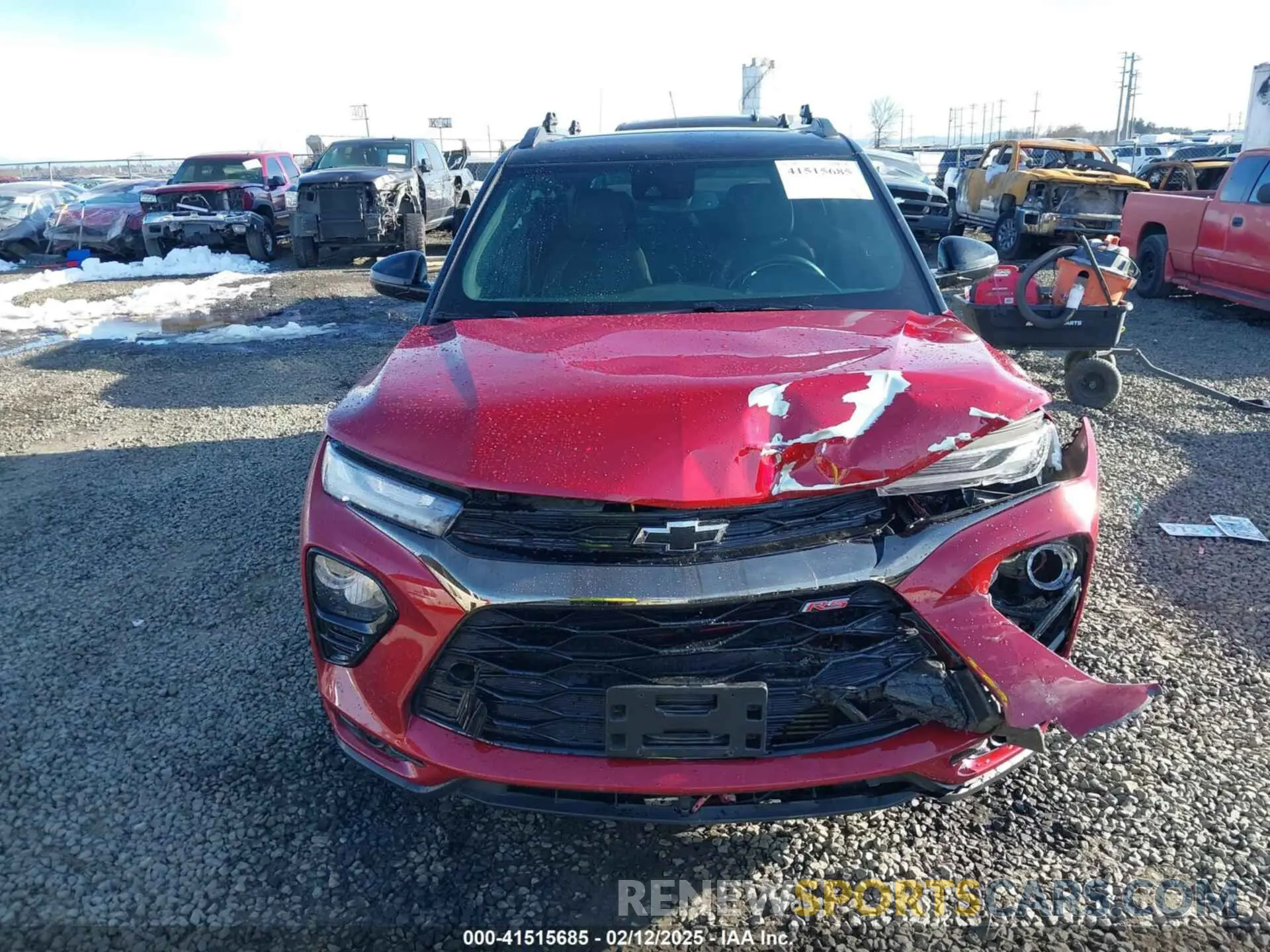 12 Photograph of a damaged car KL79MUSL5MB018284 CHEVROLET TRAILBLAZER 2021